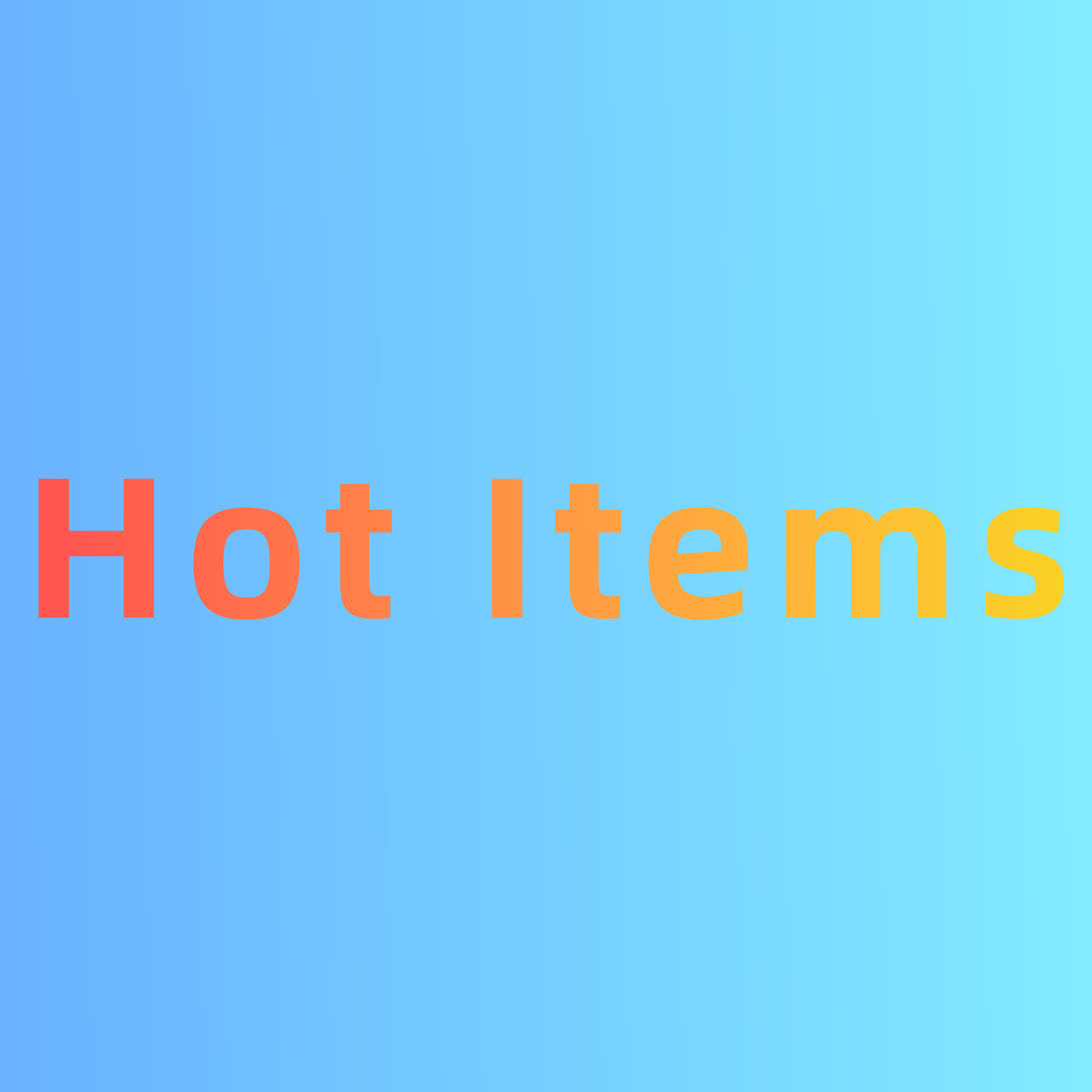 This Week's Hot Items