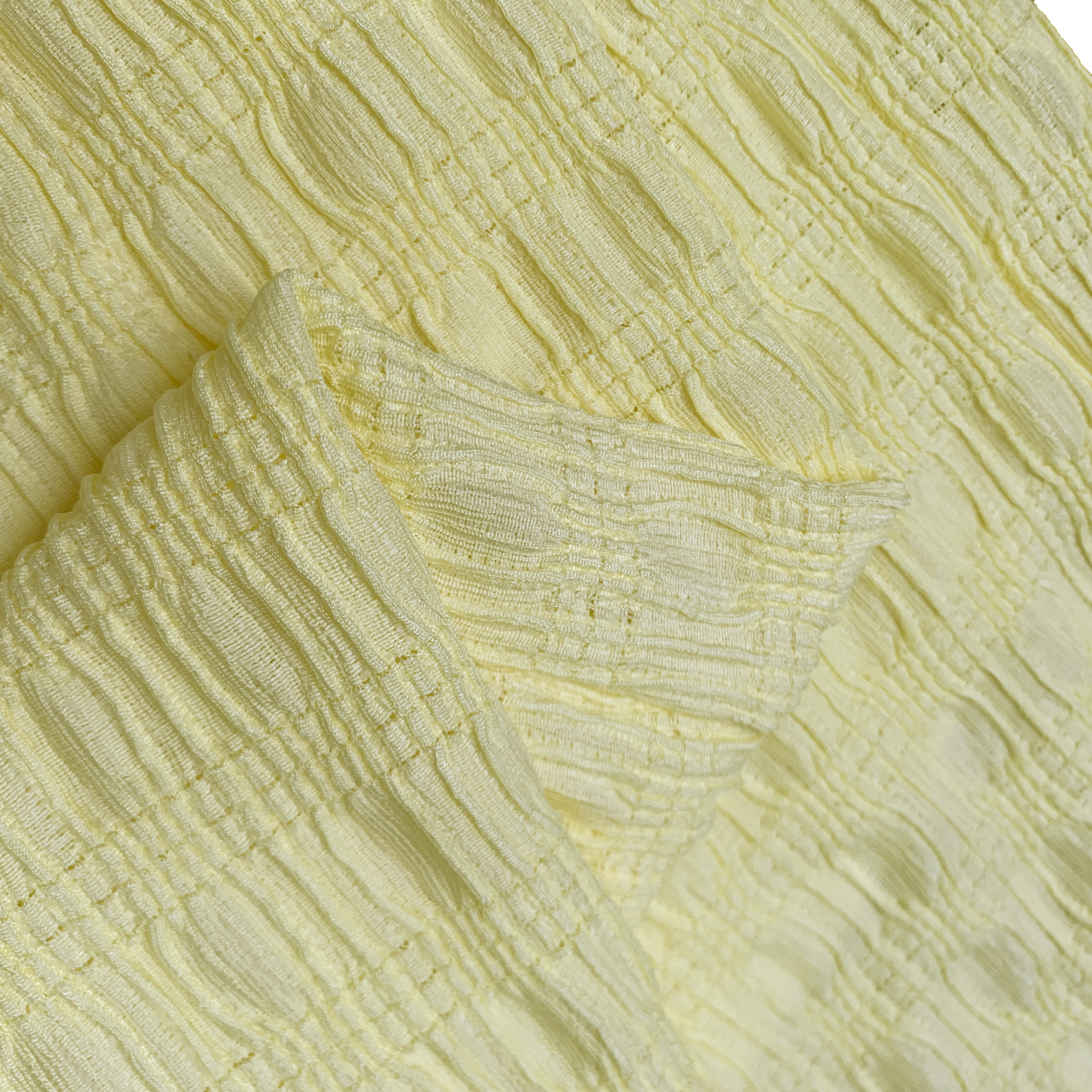 Men's Lightweight Drawstring Shorts - 95% Polyester 5% Spandex, Yellow Textured Casual Beach Shorts