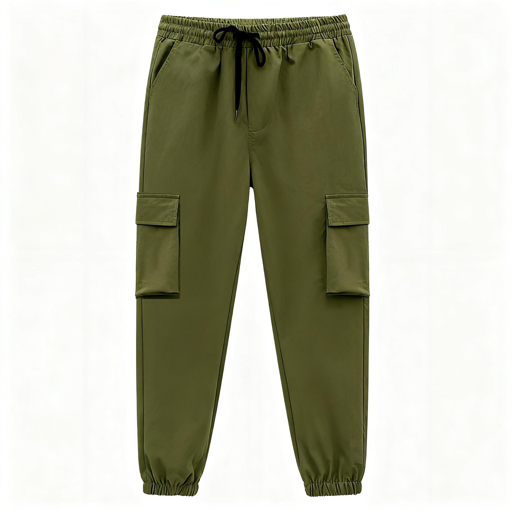 Men's Cargo Style Casual Set - Jacket & Pants for Urban Adventure & Laid-Back Elegance