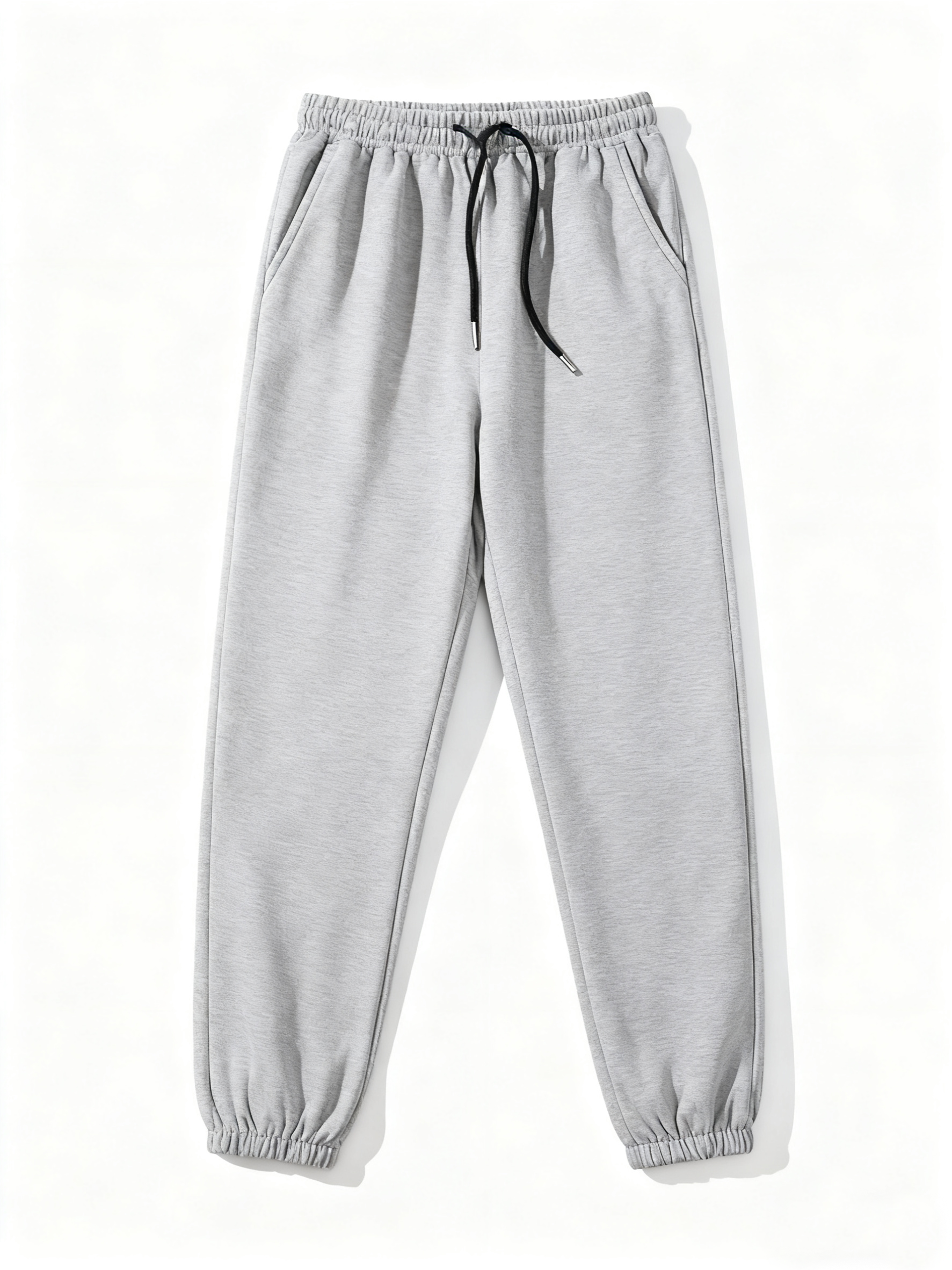 Men's Black & Gray Casual Loungewear Set - Effortless Style & Cozy Comfort for Everyday Wear