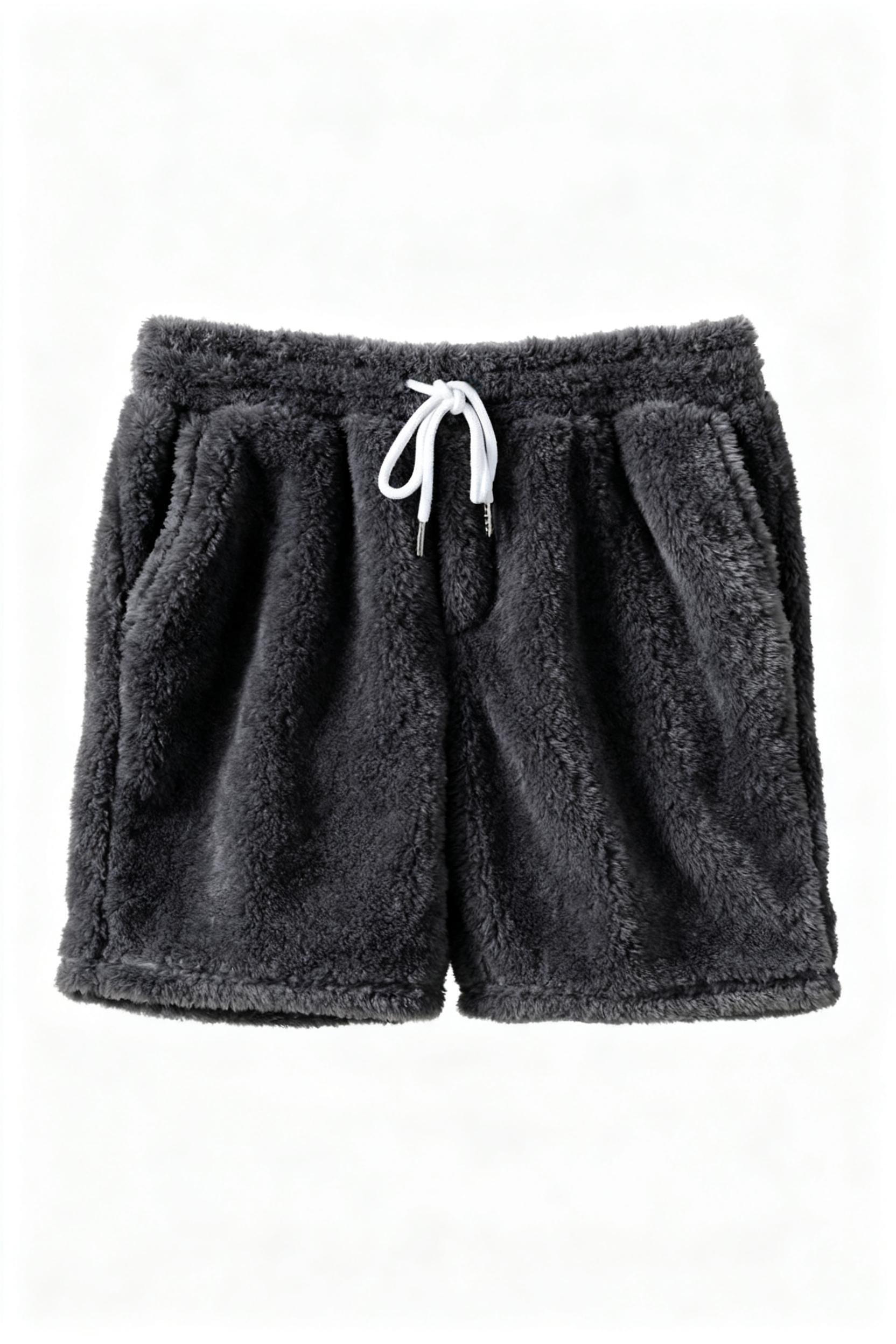 Men's Plush Casual Shorts – Embrace Cozy Comfort with Street-Style Flair