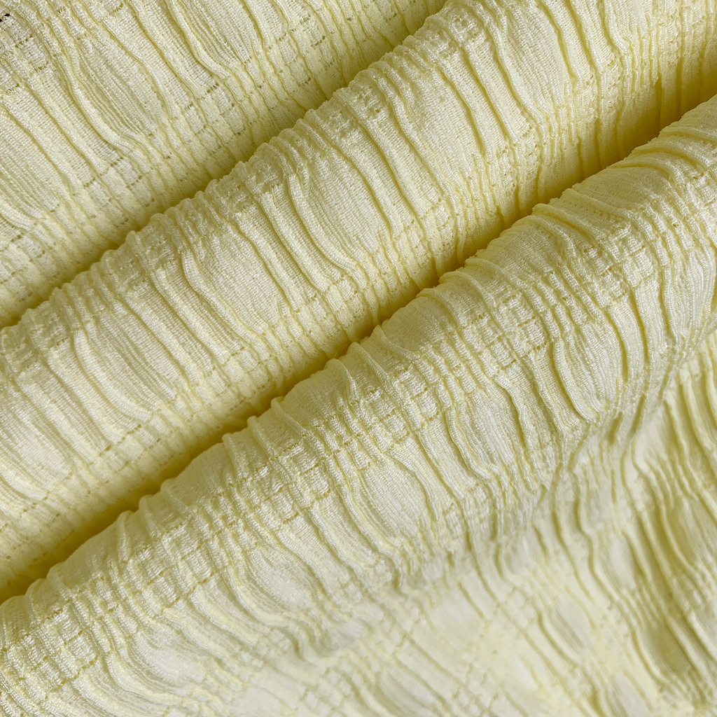 Men's Lightweight Drawstring Shorts - 95% Polyester 5% Spandex, Yellow Textured Casual Beach Shorts