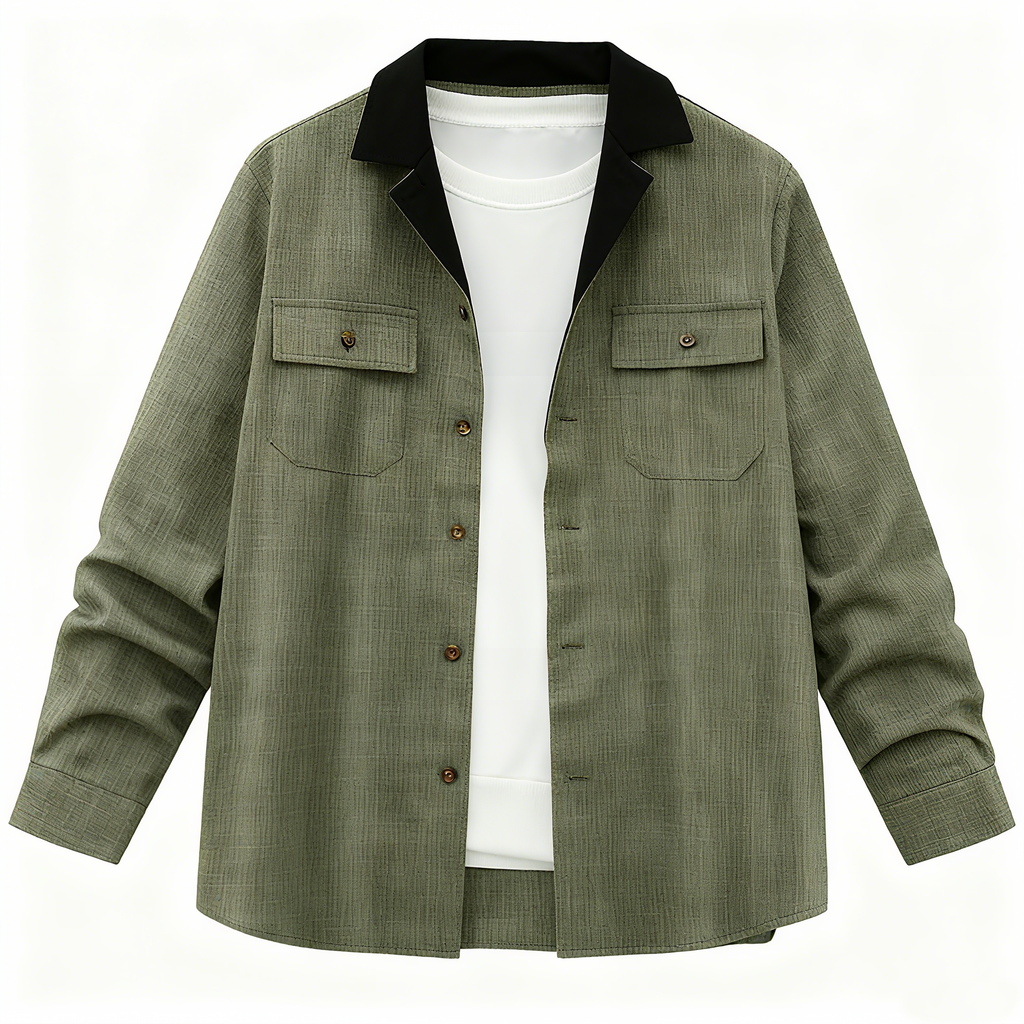 Men's Casual Outfit Set - Shirt & Pants Combo for Effortless Style & Comfort