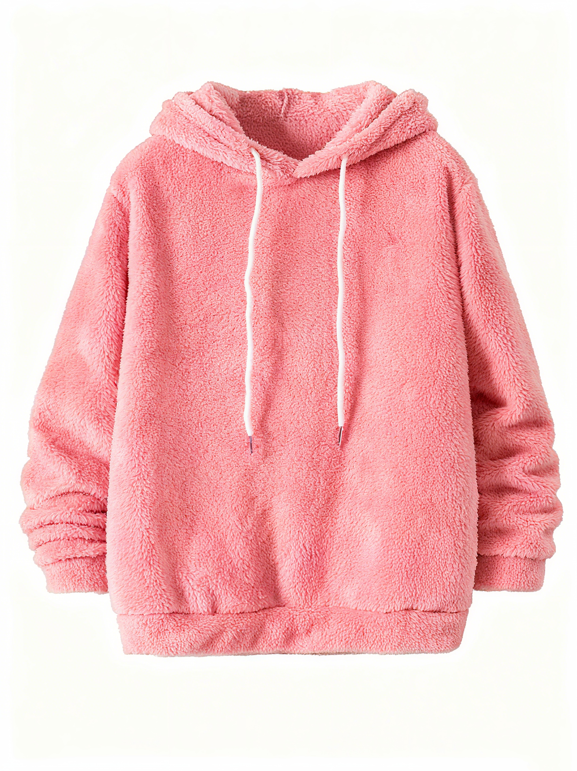 Men's Pink Fleece Hoodie - The Ultimate Cozy & Stylish Layering Piece