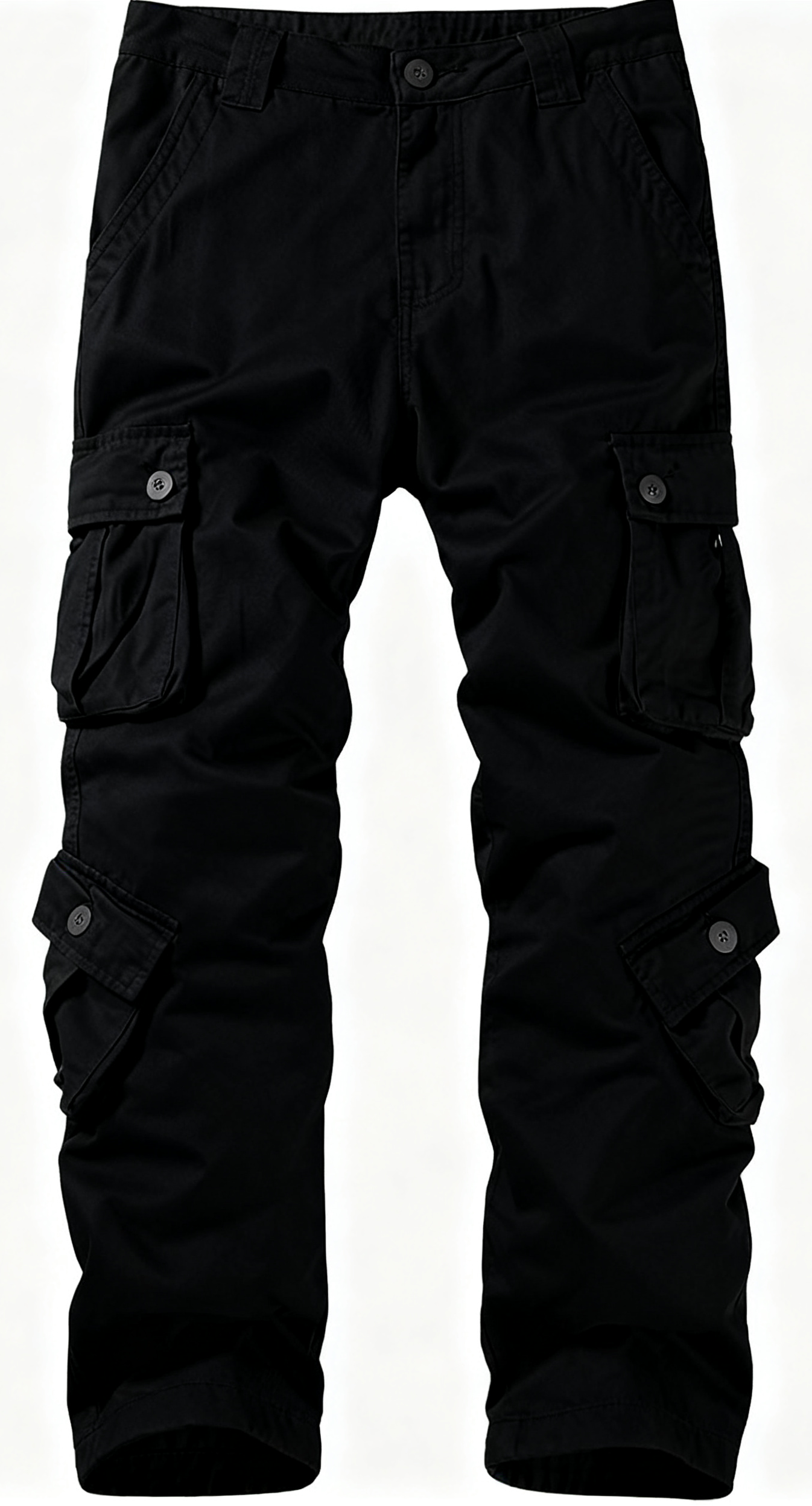Men's Black Cargo Pants - Tactical Style with Unbeatable Functionality for Every Adventure