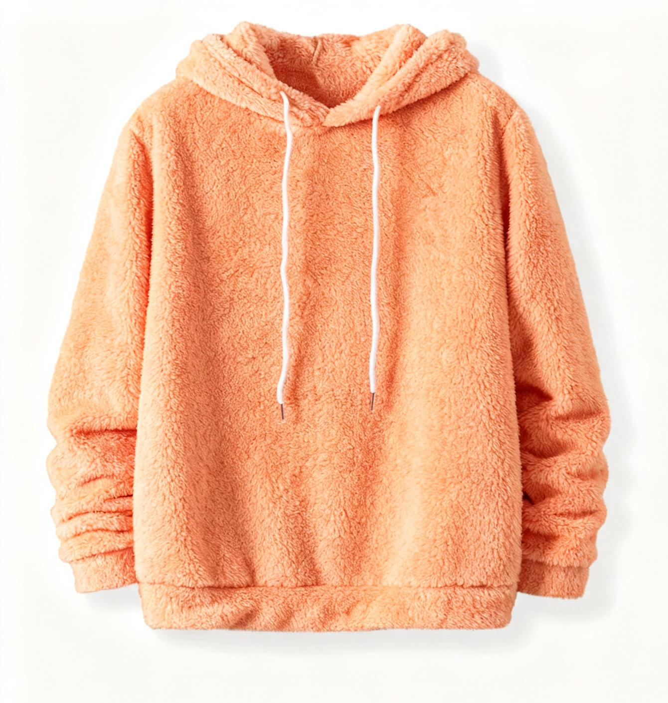 Men's Fuzzy Hoodie - Ultra-Cozy Sweatshirt for Winter Warmth & Casual Style