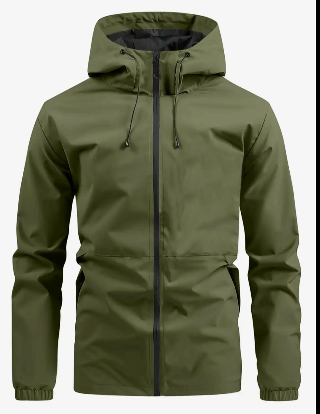 Men's 100% Polyester Waterproof Windbreaker - All-Weather Outdoor Jacket for Hiking, Travel & Daily