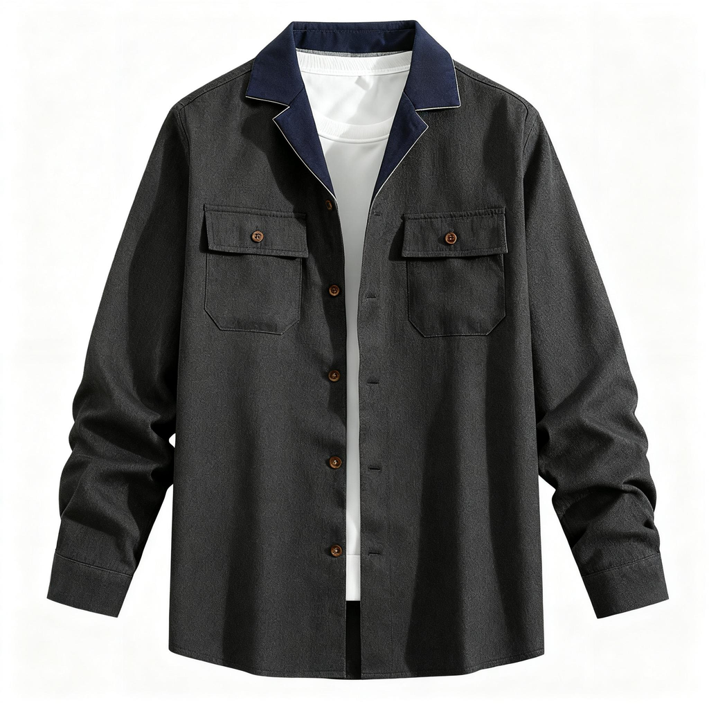 Men's Casual Shirt & Pants Set – Master Effortless Style with Sophisticated Details