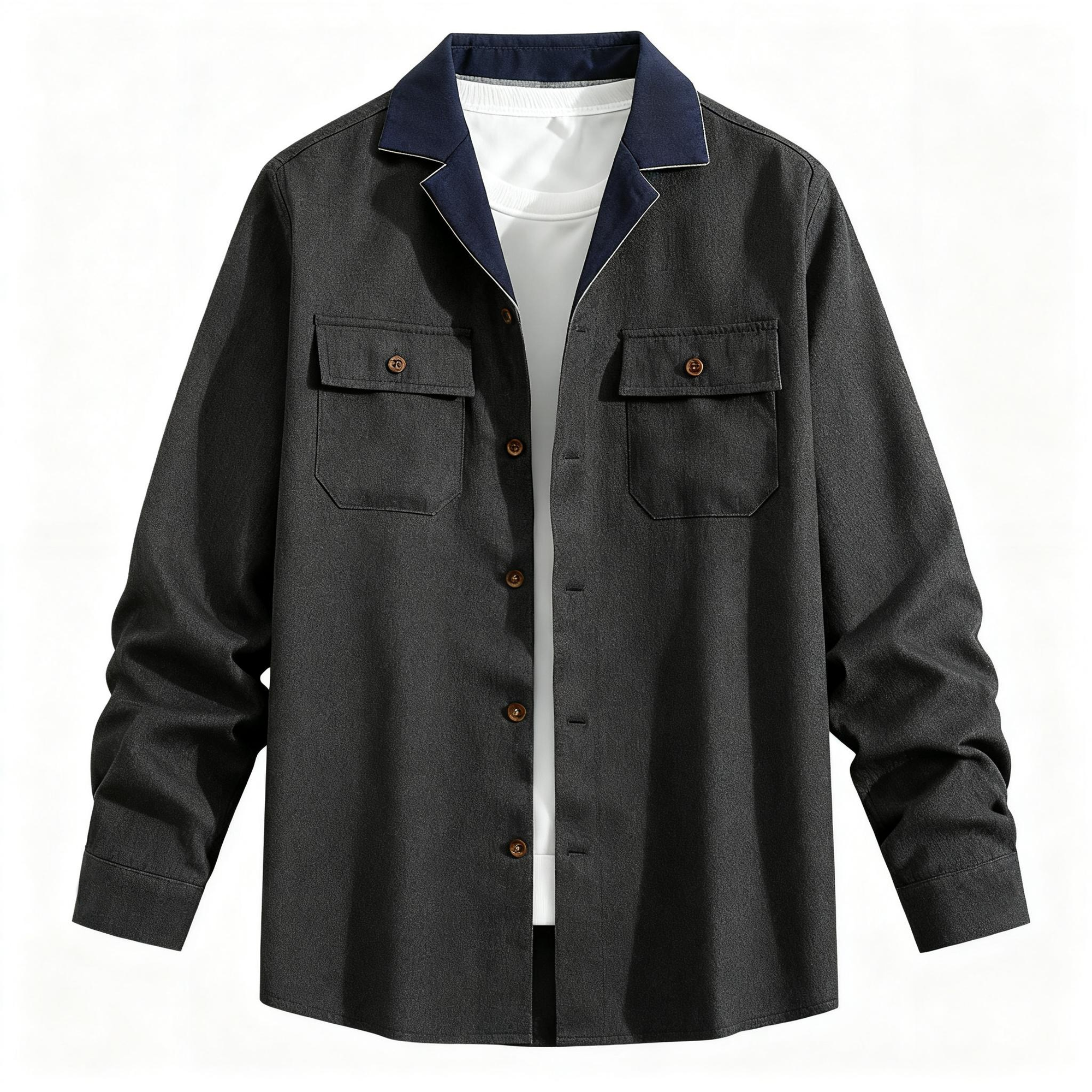 Men's Casual Shirt & Pants Set – Master Effortless Style with Sophisticated Details