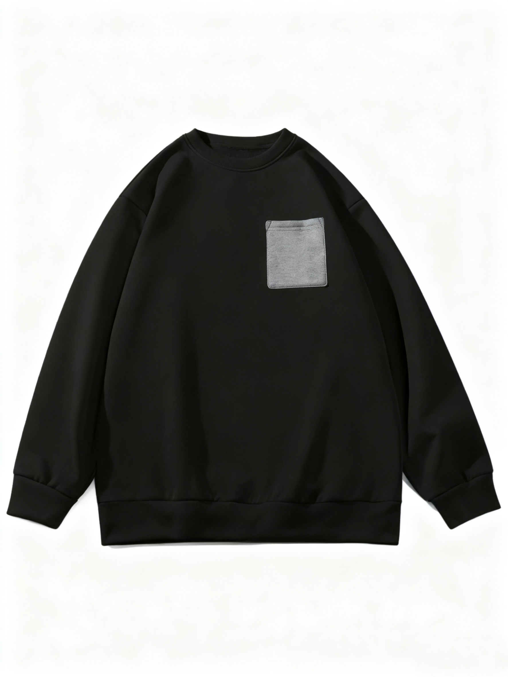 Men's Black & Gray Casual Loungewear Set - Effortless Style & Cozy Comfort for Everyday Wear