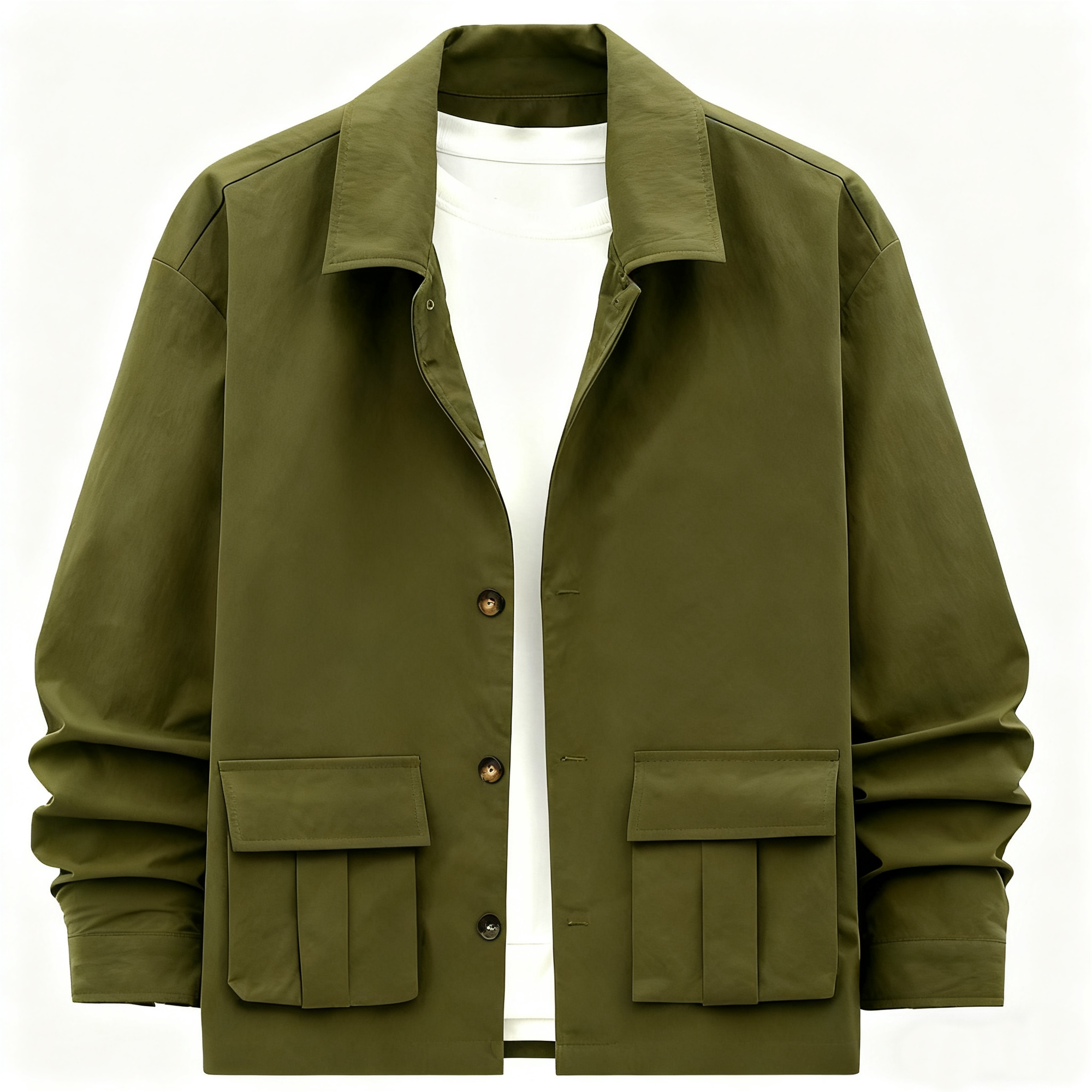 Men's Cargo Style Casual Set - Jacket & Pants for Urban Adventure & Laid-Back Elegance