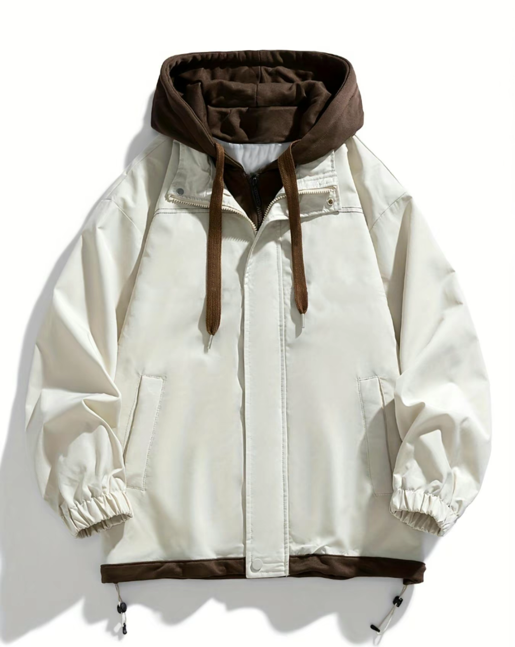 Men's Casual Jacket with Detachable Hood: Stylish, Functional & Versatile for Urban Outings, Outdoor Adventures & Daily Wear