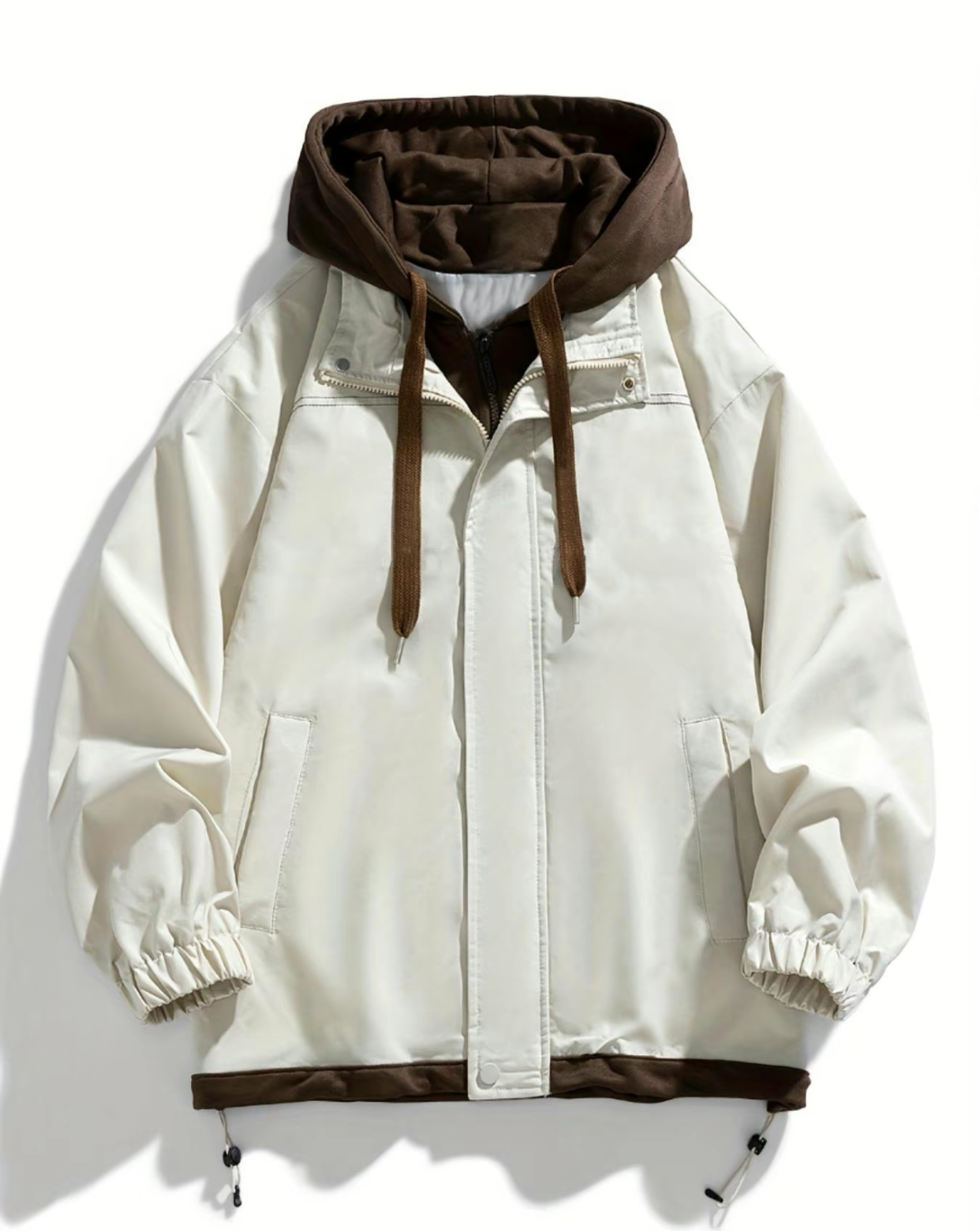 Men's Casual Jacket with Detachable Hood: Stylish, Functional & Versatile for Urban Outings, Outdoor Adventures & Daily Wear