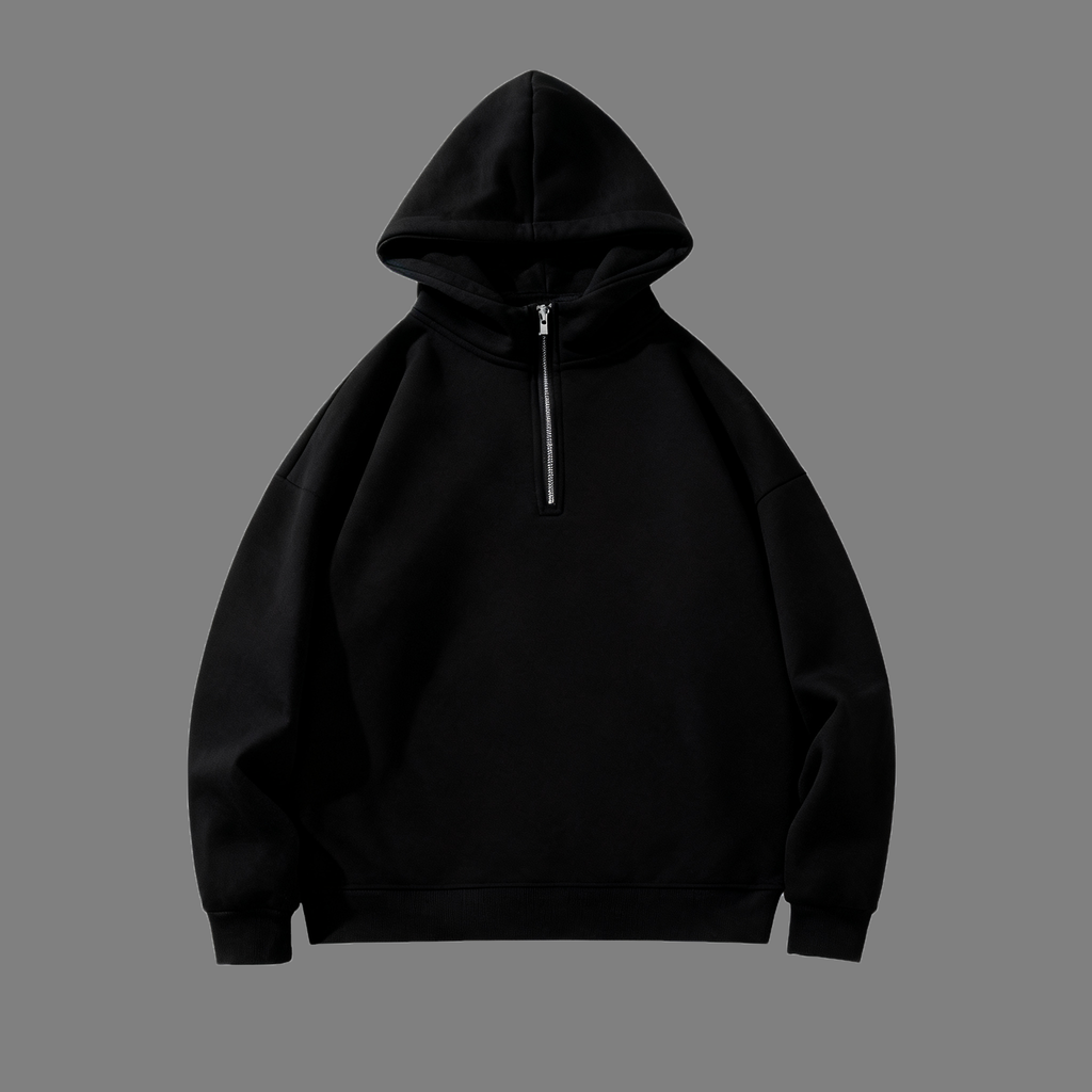 Men's Half-Zip Hoodie: A Fusion of Urban Style, Comfort & Versatility for Casual Days, Streetwear Looks & Everyday Adventures