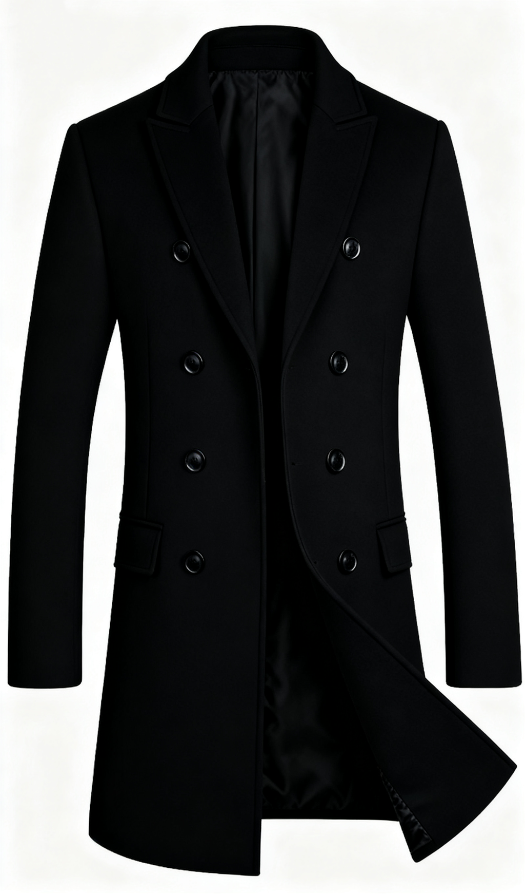 Men's Double-Breasted Trench Coat - Timeless Elegance for Every Formal & Casual Occasion