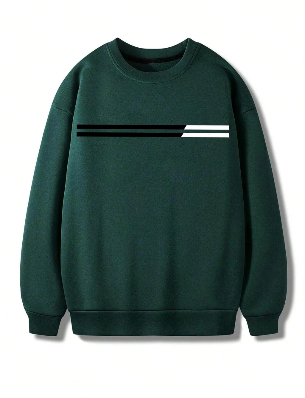 Men's Graphic Crew Neck Sweatshirt - Modern Style & Cozy Comfort for Everyday Casual Looks