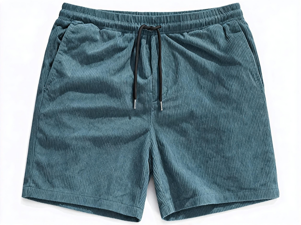 Men's Corduroy Casual Shorts - Stylish Comfort for Summer & Leisure Activities