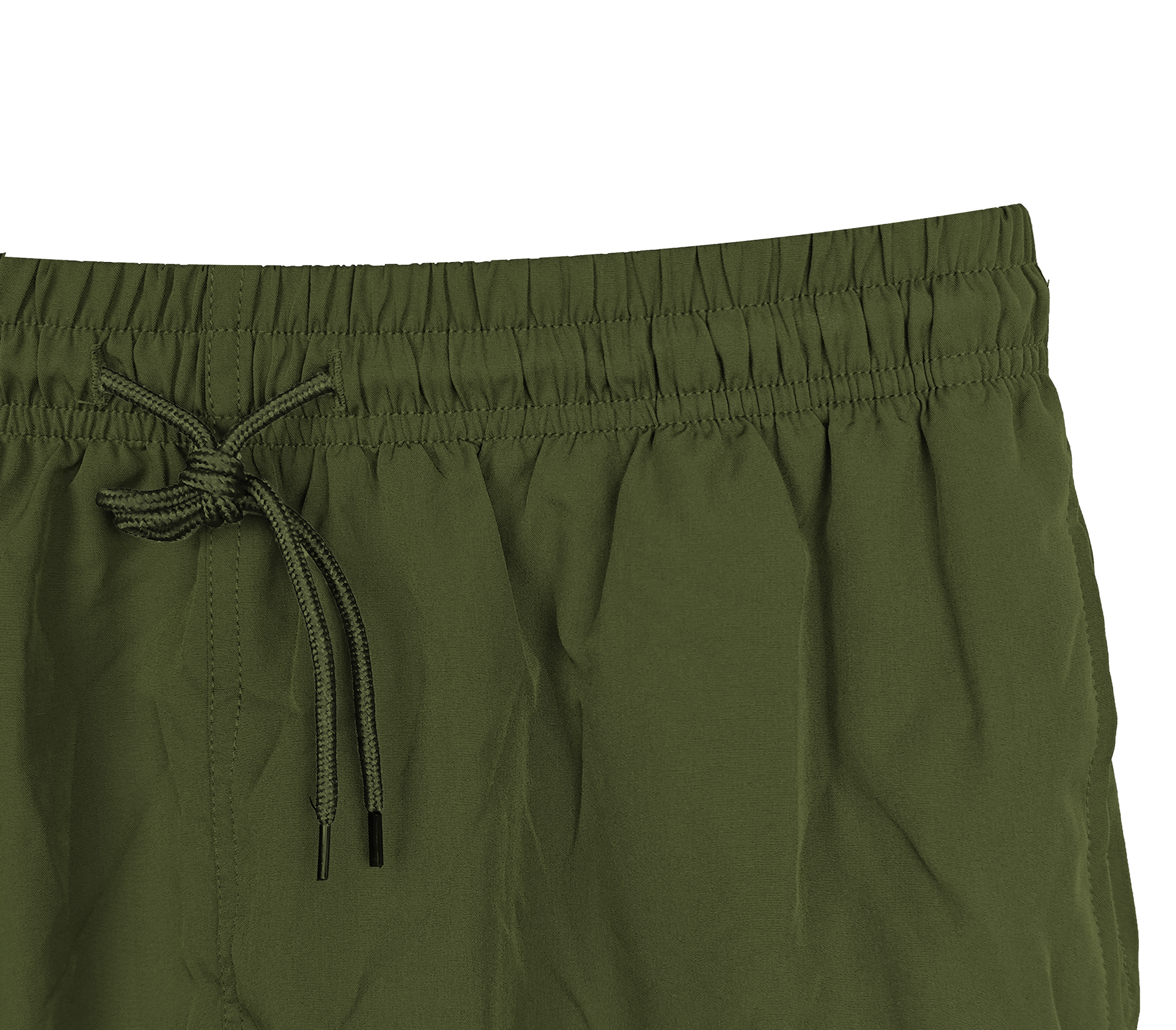 Men's 100% Nylon Casual Shorts - Lightweight Quick-Dry Drawstring Waist Beach & Daily Wear