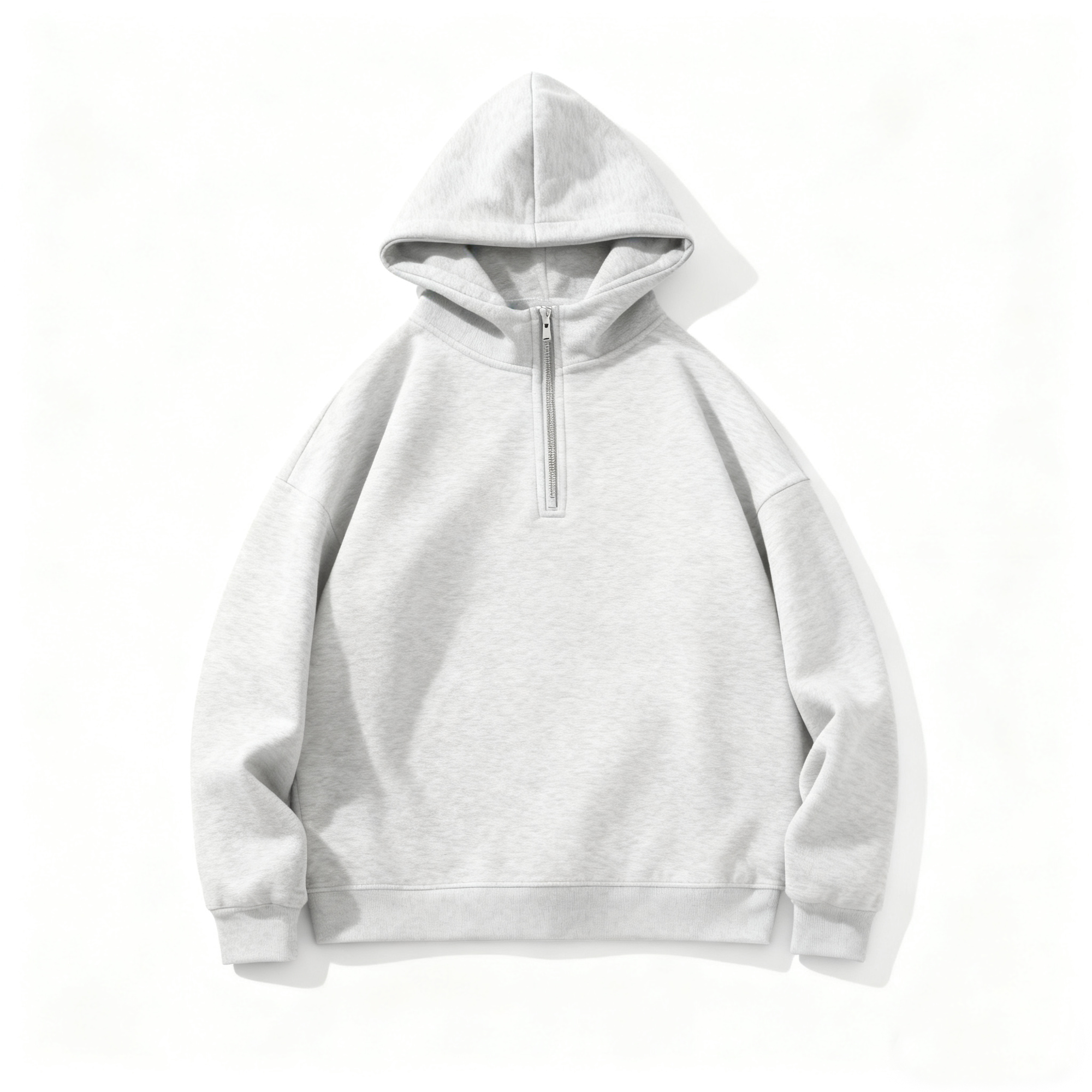 Men's Half-Zip Hoodie - Classic Comfort & Versatile Style for Daily Wear & Leisure