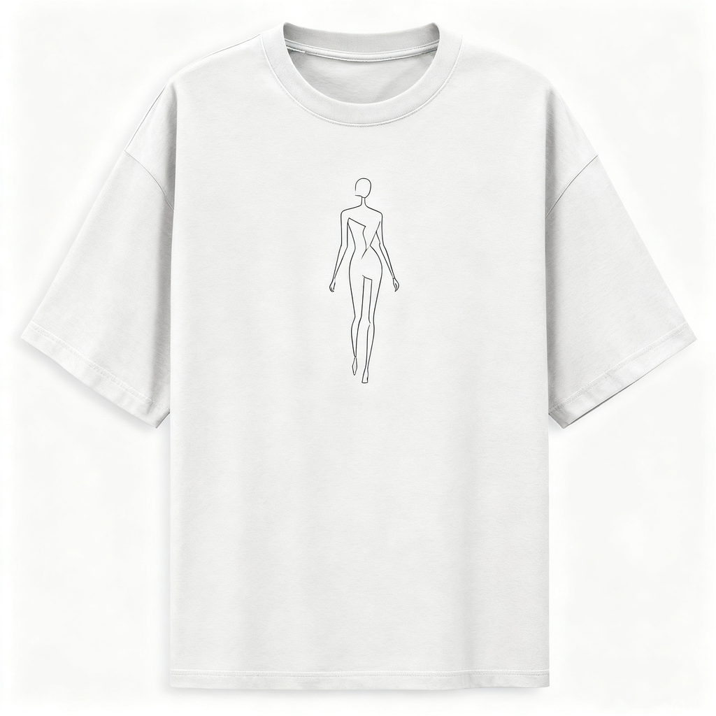 Women's Artistic Graphic Oversized T-Shirt: Stylish, Comfortable & Versatile for Daily Wear & Fashion Statements