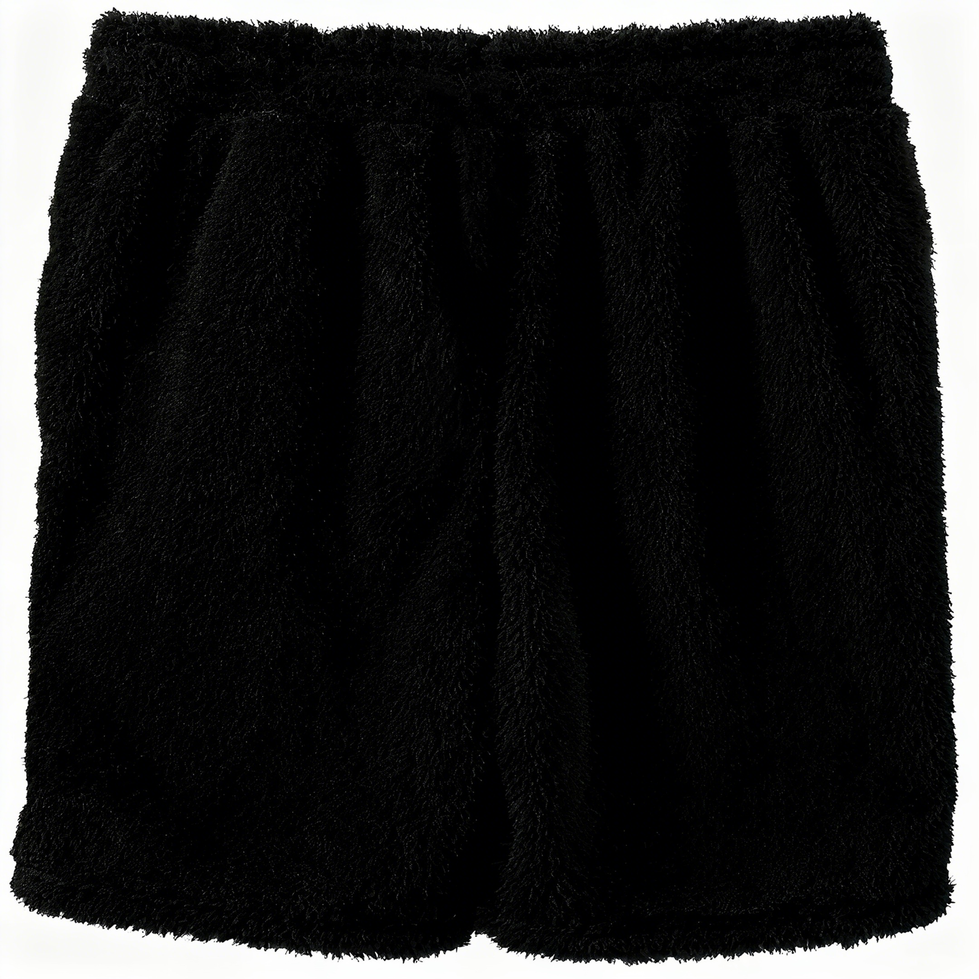 Men's Fuzzy Casual Shorts - Indulge in Luxurious Comfort & Edgy Style for Leisure Moments