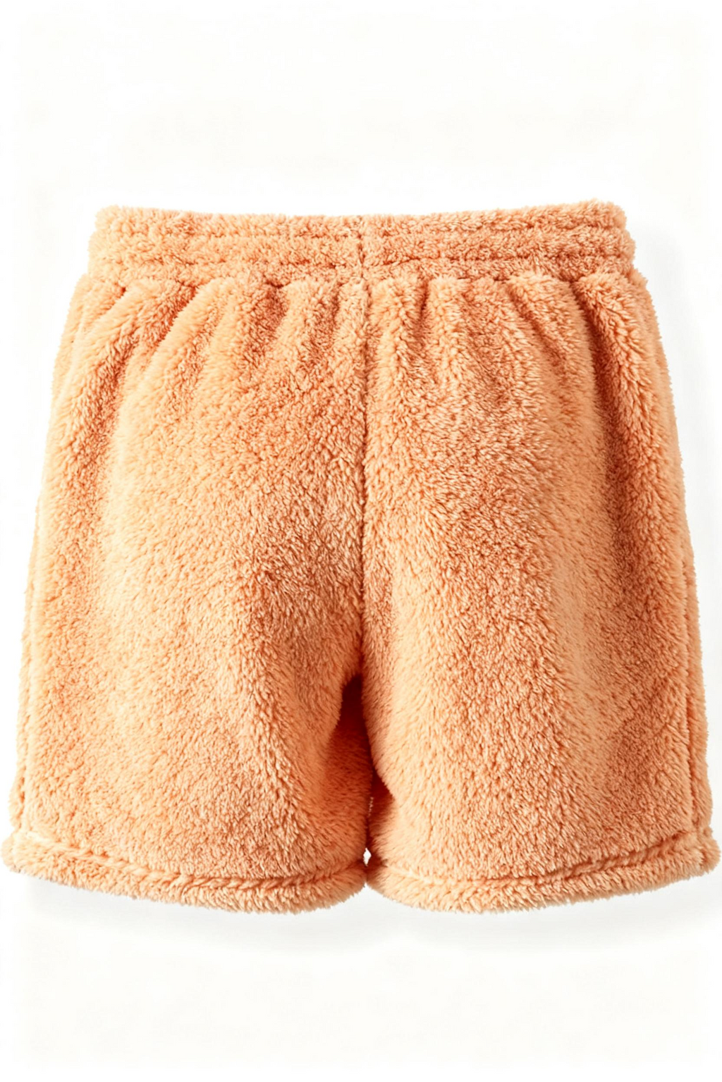Men's Coral Fuzzy Casual Shorts - Luxe Comfort & Vibrant Style for Leisure & Daily Wear