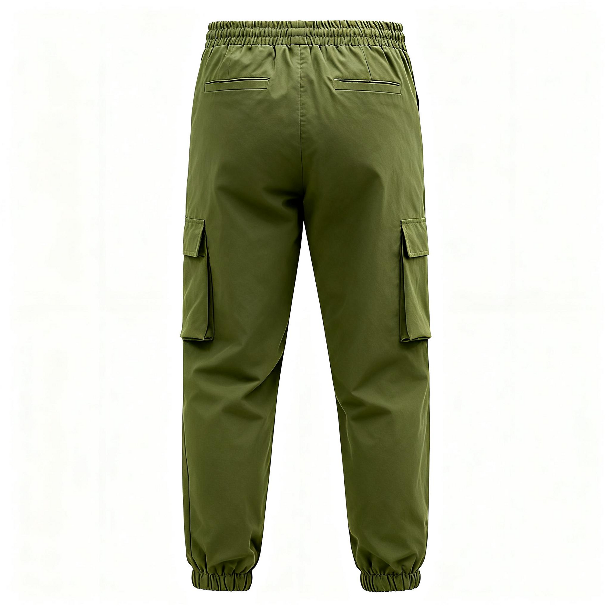 Men's Cargo Style Casual Set - Jacket & Pants for Urban Adventure & Laid-Back Elegance