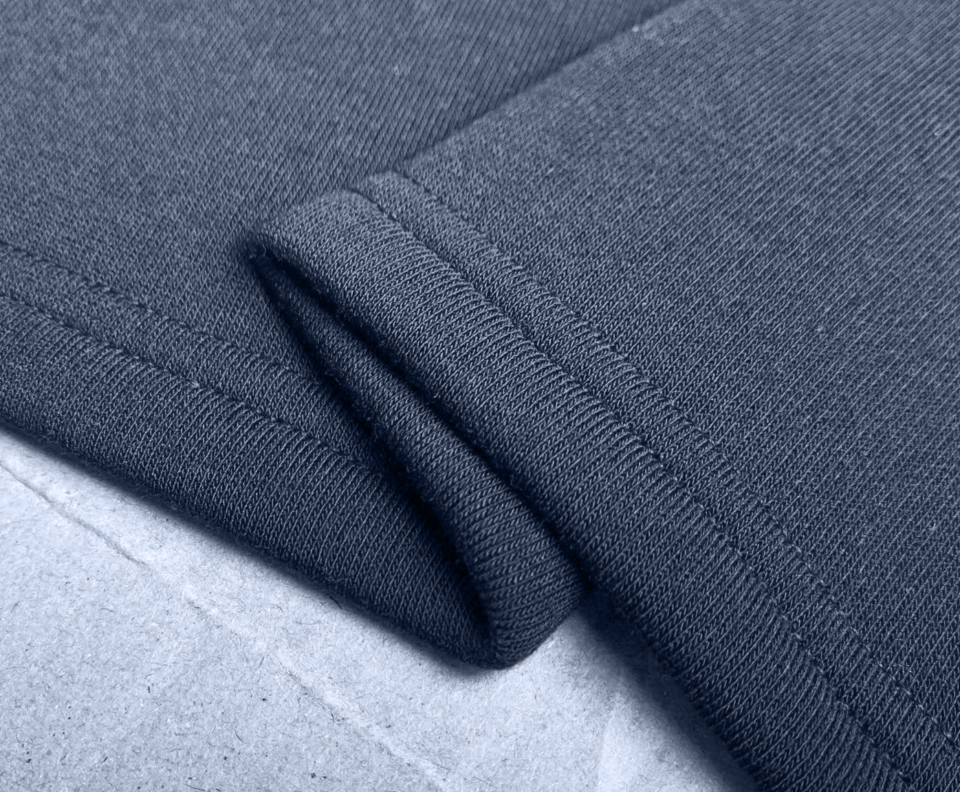 Men's Navy Blue Polyester Hoodie - Classic Pullover with Kangaroo Pocket