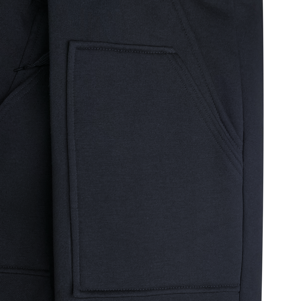 Men's Black Polyester Straight-Leg Sweatpants - Elastic Waist Casual Lounge Pants