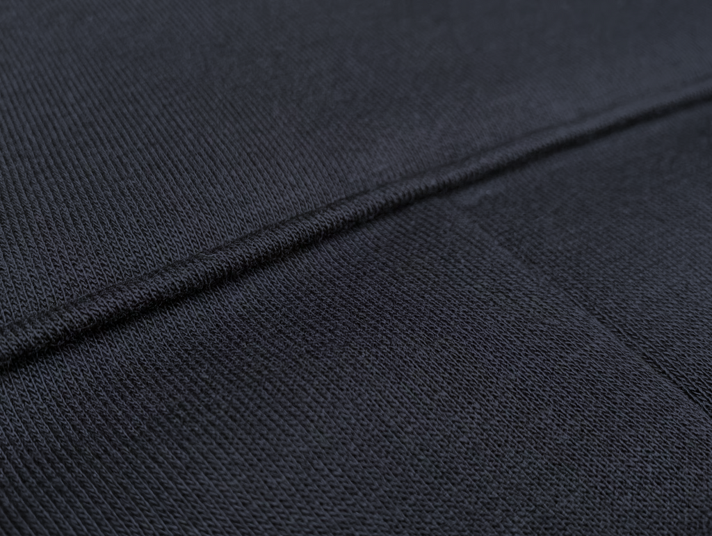 Men's Black Polyester Straight-Leg Sweatpants - Elastic Waist Casual Lounge Pants