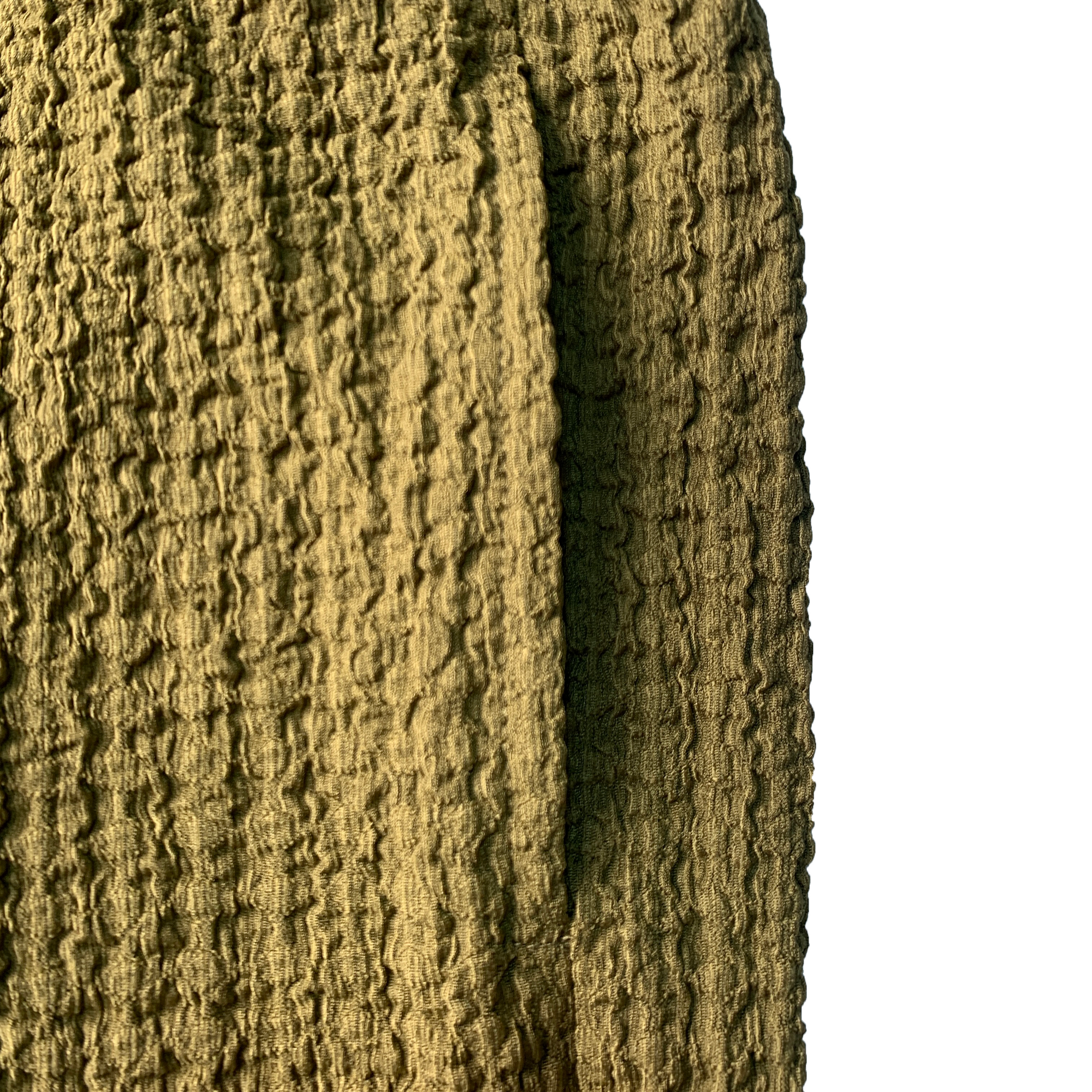 Men's Textured Drawstring Shorts - 95% Polyester 5% Spandex, Mustard Yellow Casual Summer Shorts