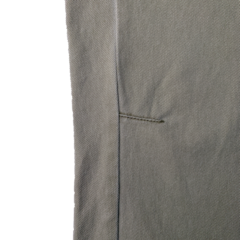 Men's Relaxed Fit Cotton Drawstring Trousers - Olive Green Casual Everyday Pants