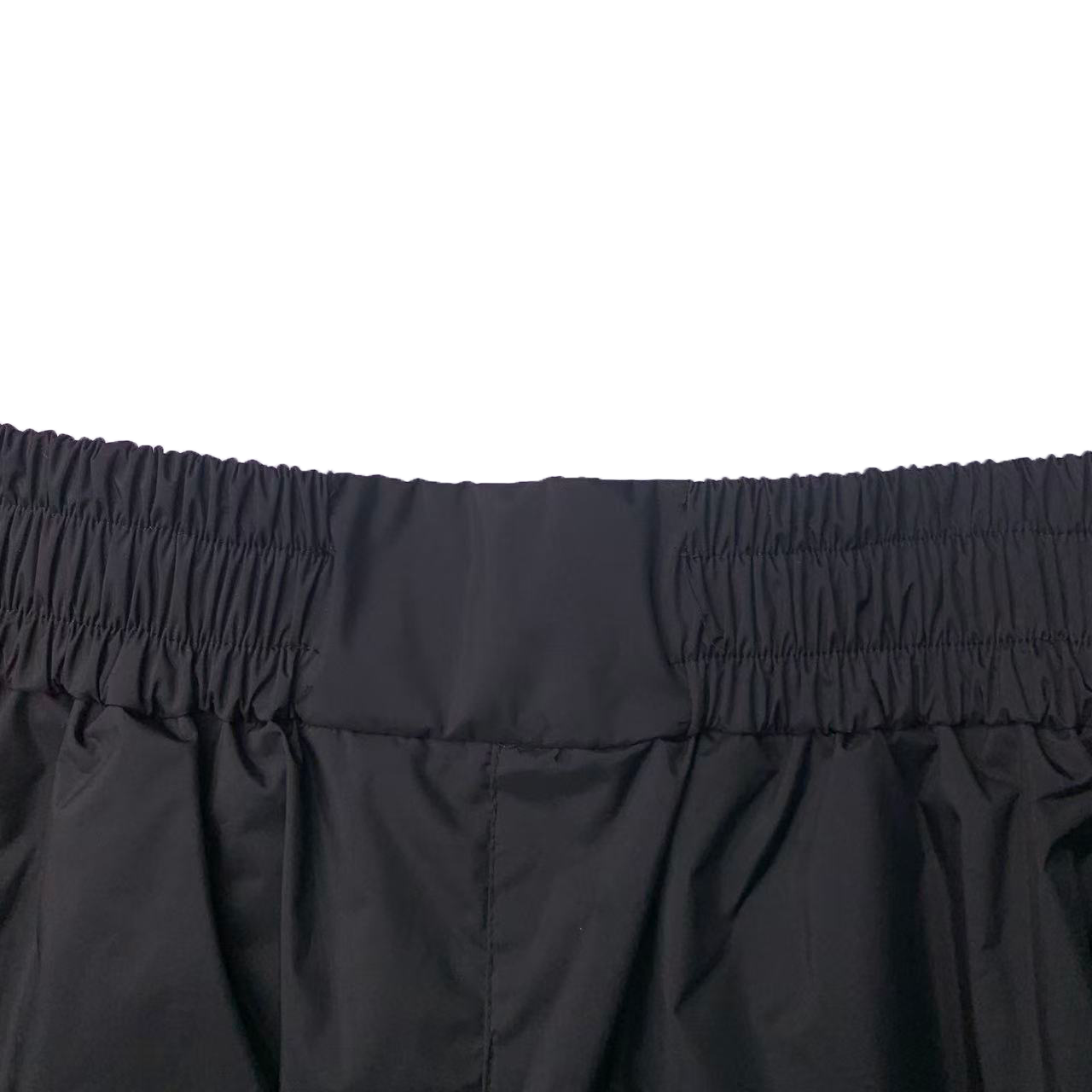 Men's 100% Polyester Sauna Sweat Joggers with Elastic Waist & Reflective Stripes
