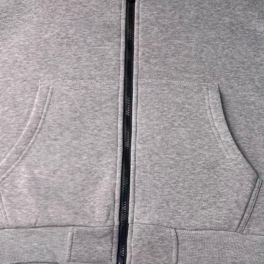Men’s 100% Polyester Full - Zip Hoodie, Lightweight & Durable Sweatshirt with Kangaroo Pockets