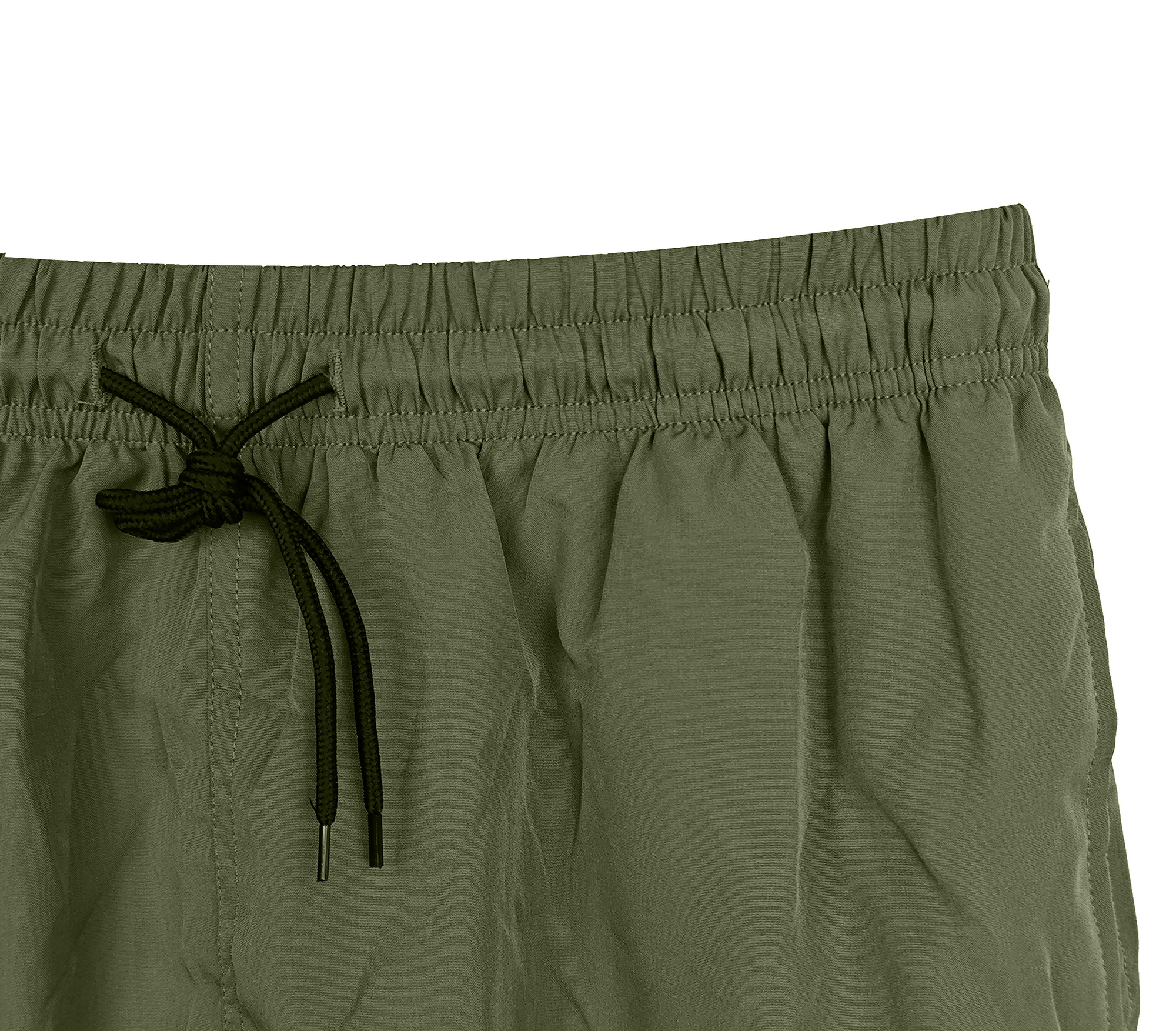 Men's 100% Nylon Casual Shorts - Lightweight Quick-Dry Drawstring Waist Beach & Daily Wear