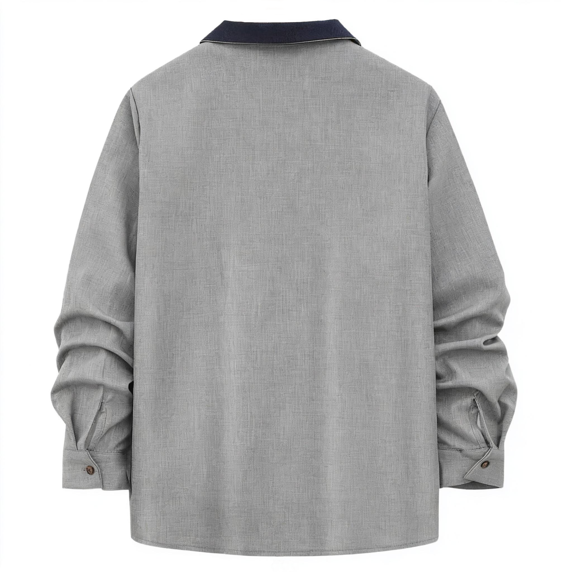 Men's Casual Shirt & Pants Set - Urban Leisure Coordination with Stylish Comfort for Daily Wear