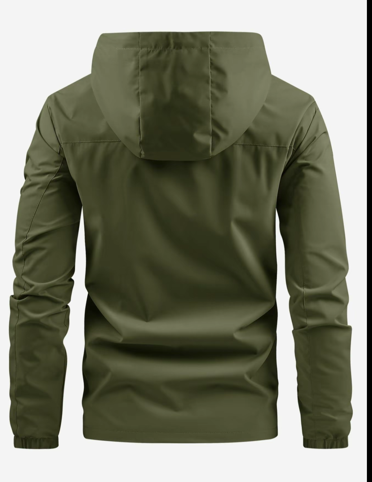 Men's 100% Polyester Waterproof Windbreaker - All-Weather Outdoor Jacket for Hiking, Travel & Daily