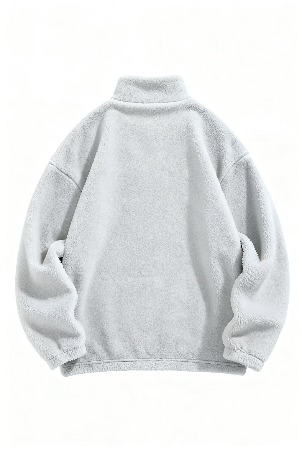 Men's Plush Half-Zip Pullover - Cozy Comfort & Street Style for Chill Days