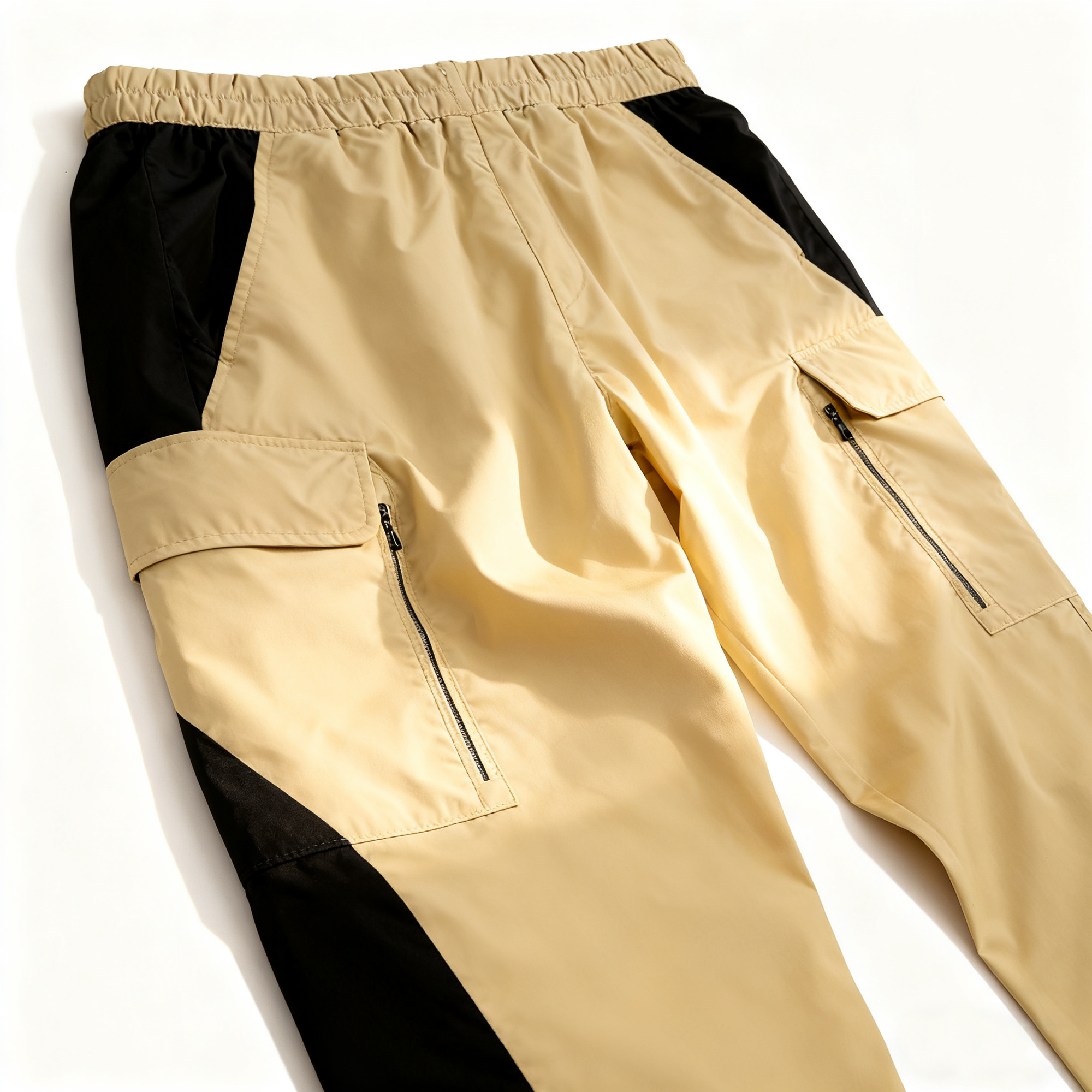 Men's Color-Block Cargo Pants - Urban Utility & Fashion-Forward Style for Adventure & Daily Wear