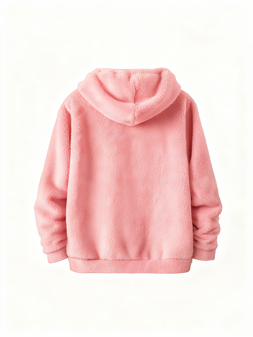 Men's Pink Fleece Hoodie - The Ultimate Cozy & Stylish Layering Piece