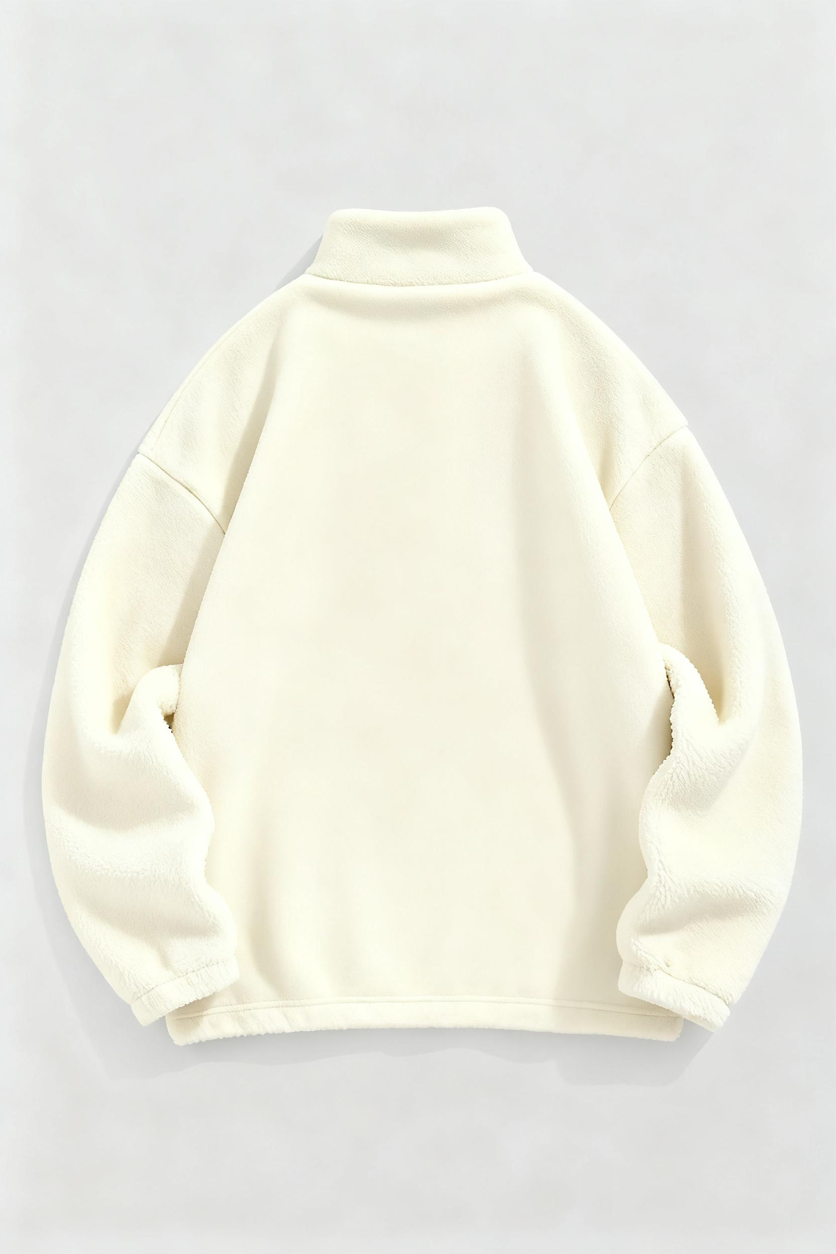 Men's Plush Half-Zip Sweatshirt – Embrace Cozy Comfort with Modern Street Style