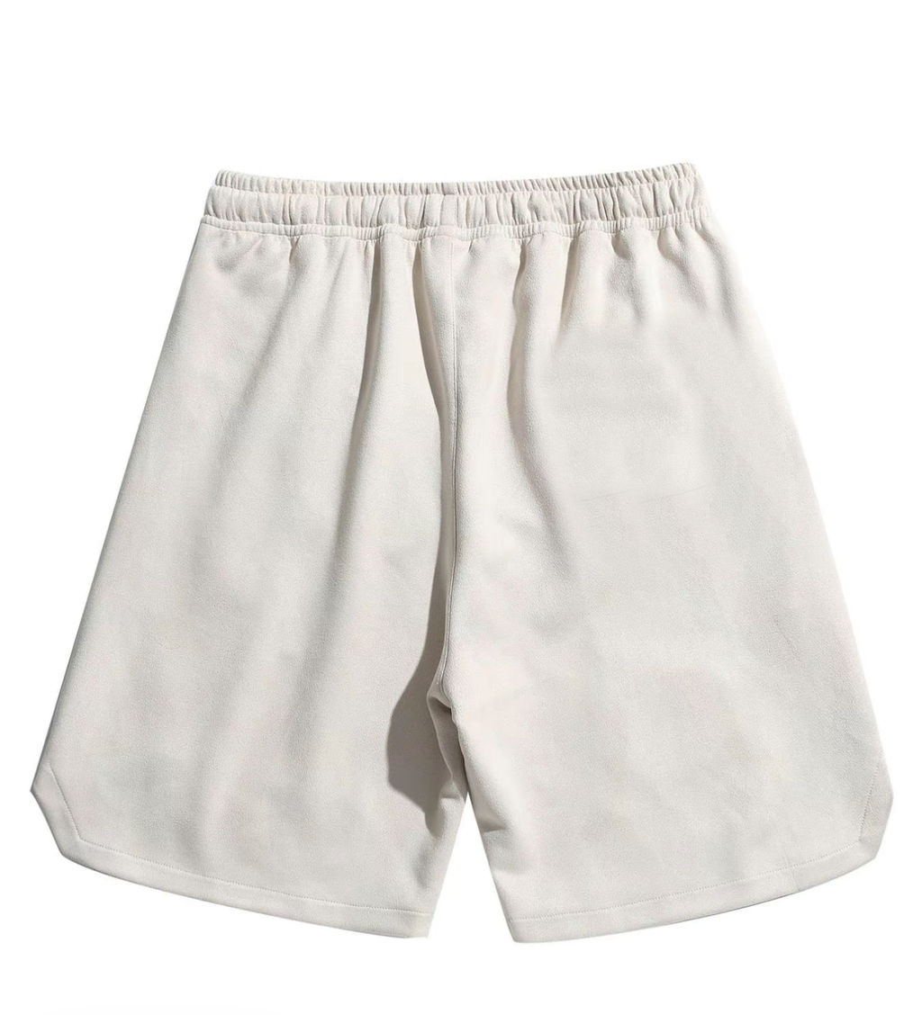 Men's Creamy White Casual Shorts: Elevate Your Leisure Wear with Effortless Style & Comfort