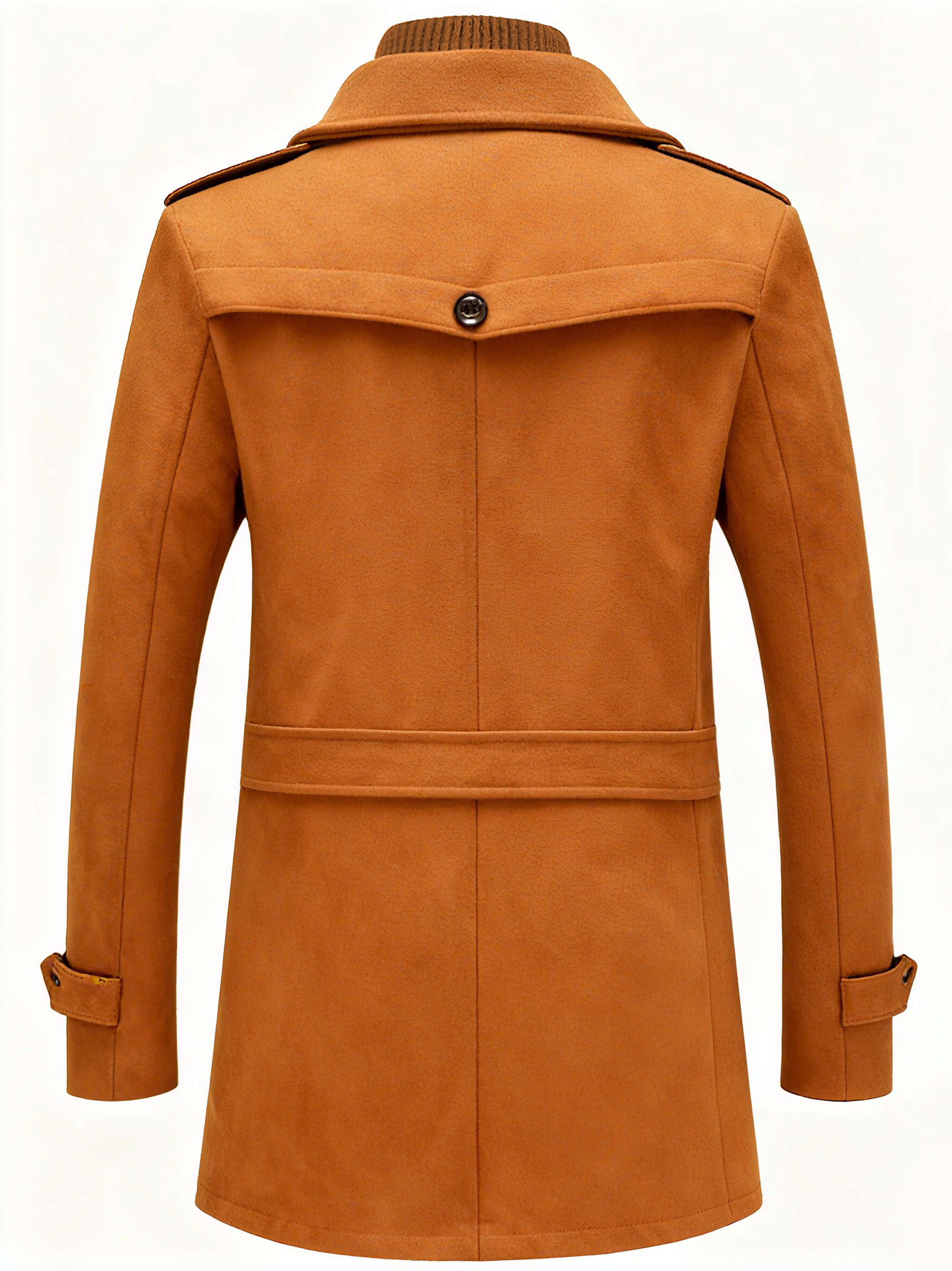 Men's Classic Wool Blend Trench Coat – Elevate Your Winter Style with Timeless Elegance & Unbeatable Warmth