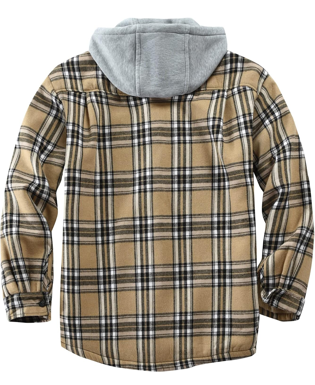 Men's Plaid Hooded Coat - Retro Aesthetics & Cozy Comfort for Effortless Casual Styling