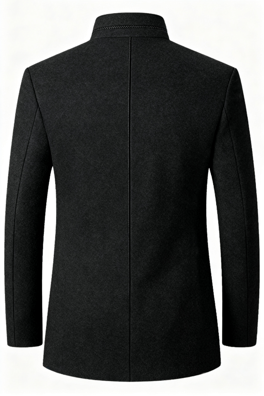 Men's Wool Blend Coat - Sophisticated Warmth for the Modern Gentleman
