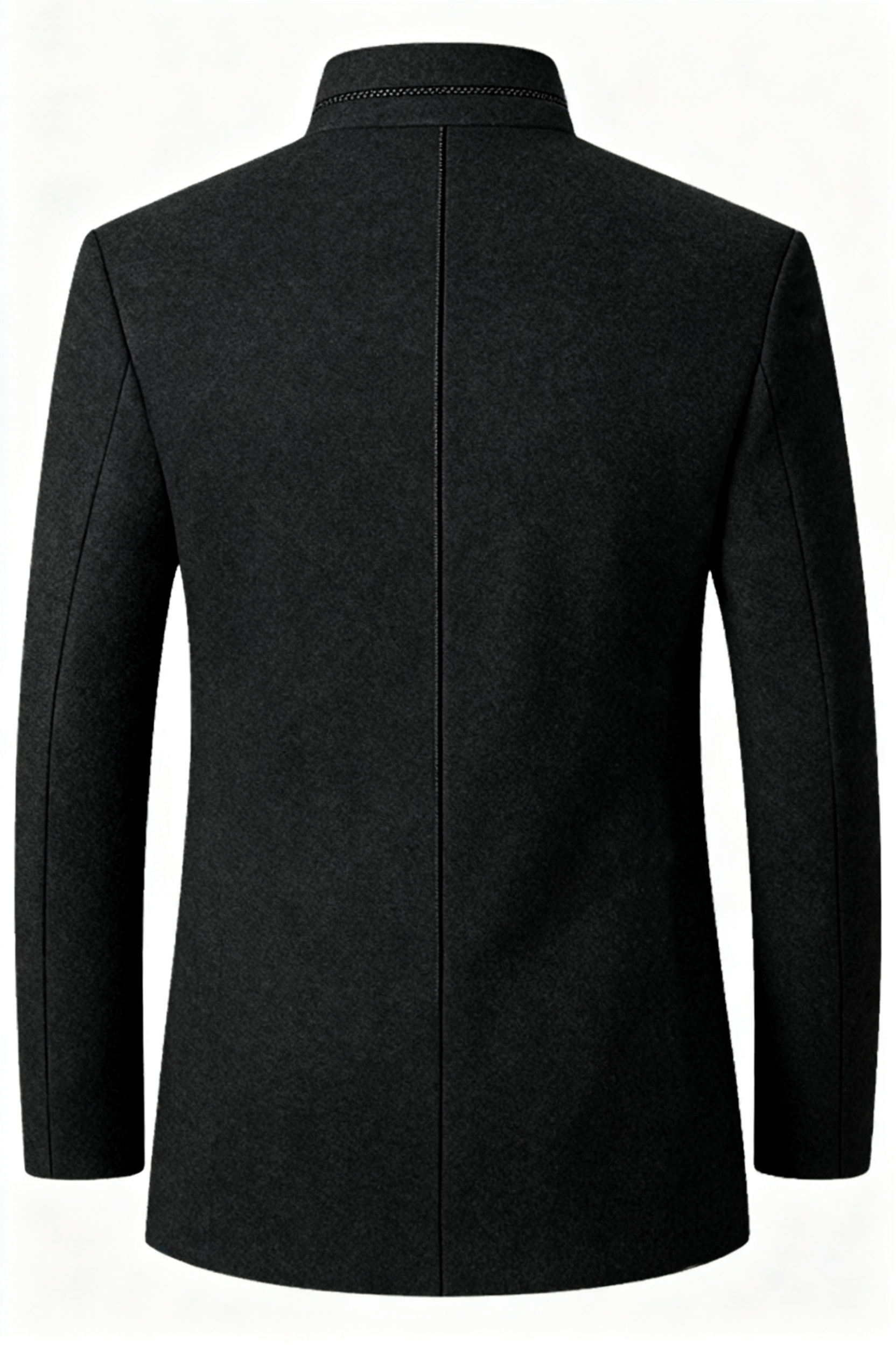 Men's Wool Blend Coat - Sophisticated Warmth for the Modern Gentleman