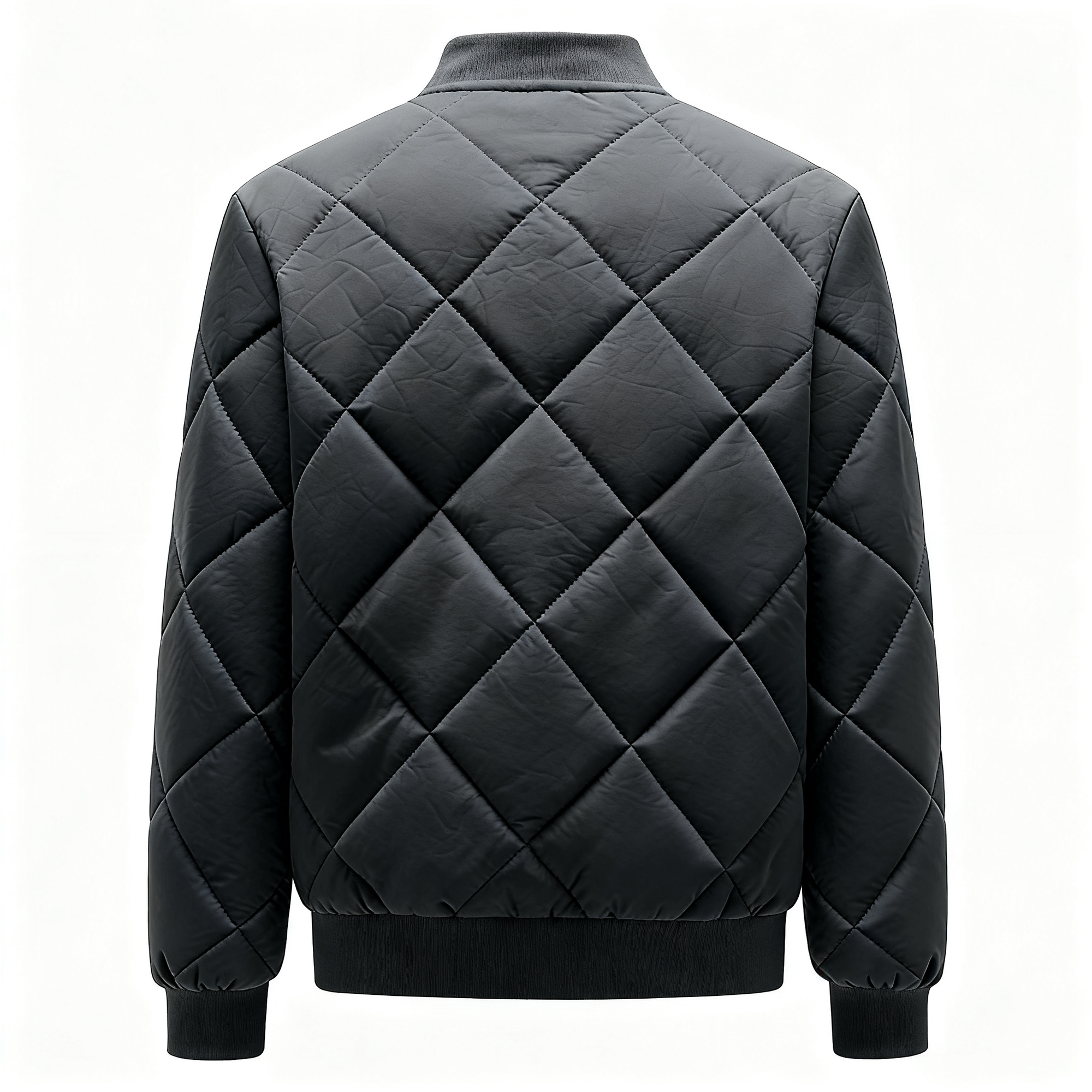 Men's Quilted Bomber Jacket - Stay Stylish & Warm This Season