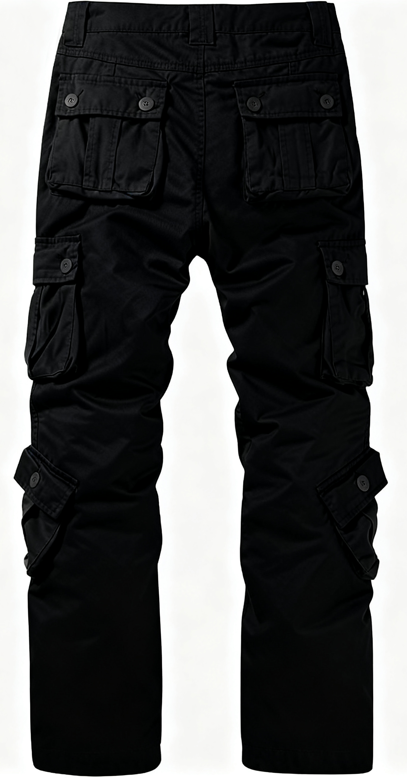 Men's Black Cargo Pants - Tactical Style with Unbeatable Functionality for Every Adventure