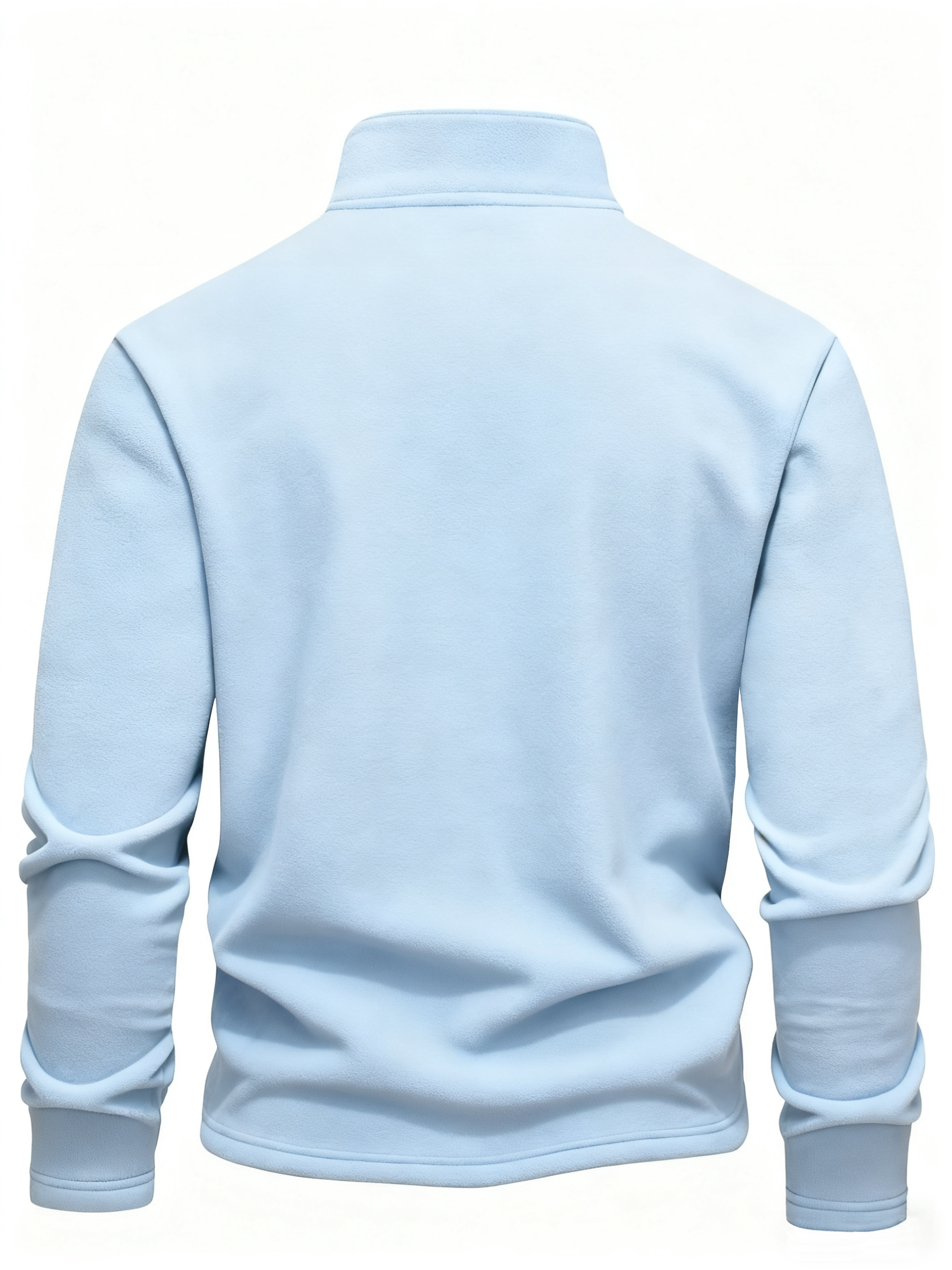 Men's Quarter-Zip Fleece Pullover: Business Casual Elegance Meets Cozy Comfort for the Modern Gentleman