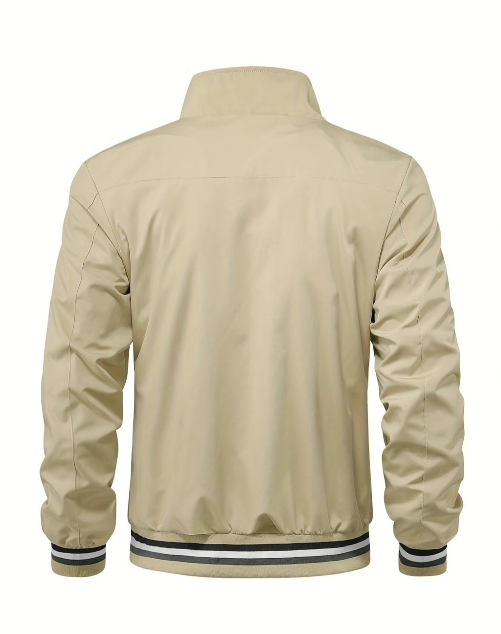 Men's Sporty Bomber Jacket: Classic Athletic Style & All-Day Comfort for Active Lifestyles